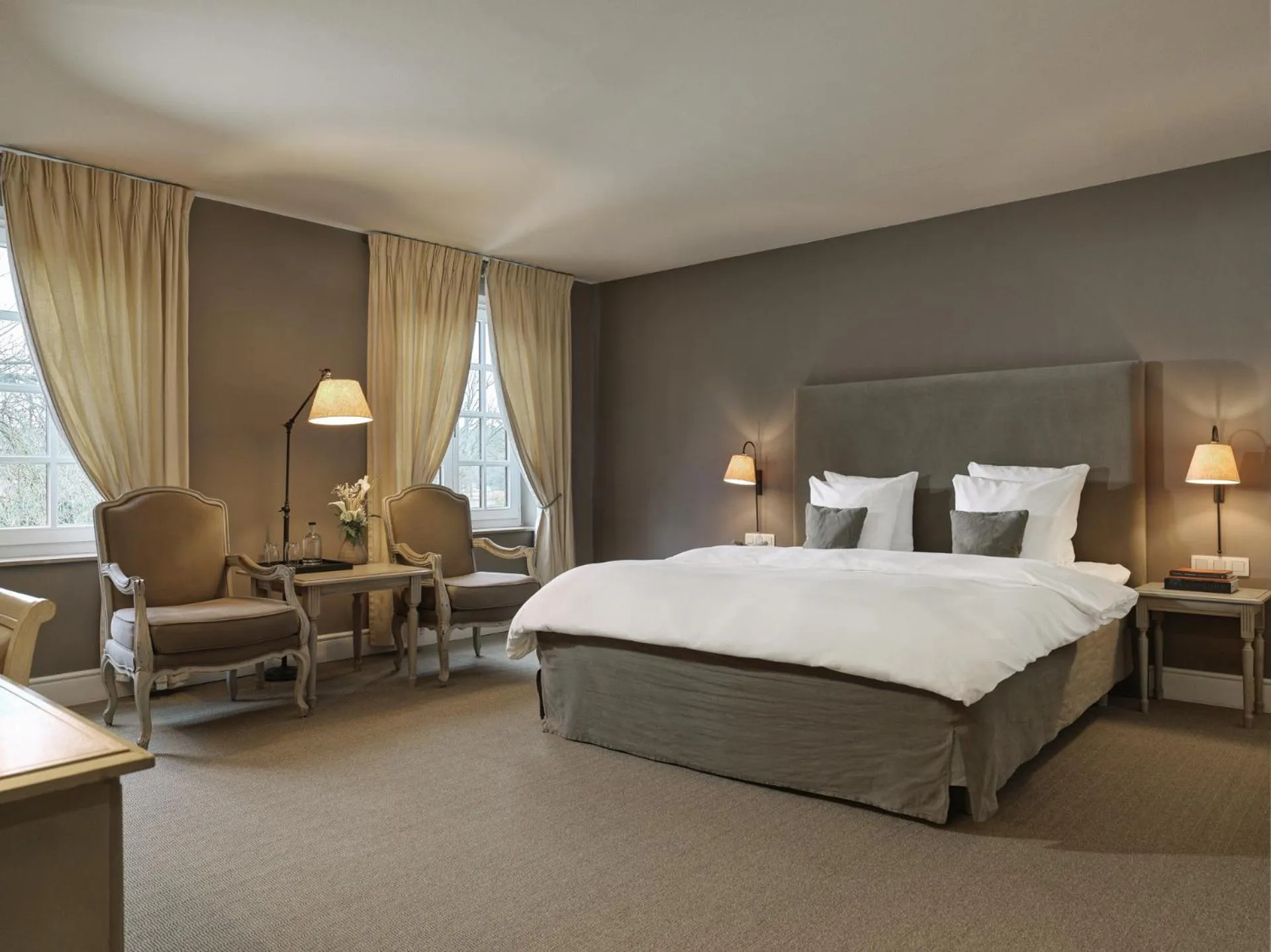 Bedroom, Bed in La Butte aux Bois a Small Luxury Hotel of the World