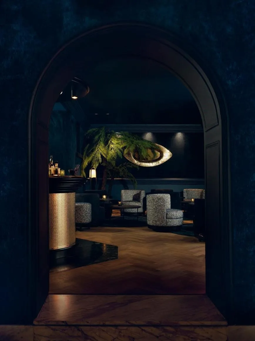 Lounge or bar in La Butte aux Bois a Small Luxury Hotel of the World