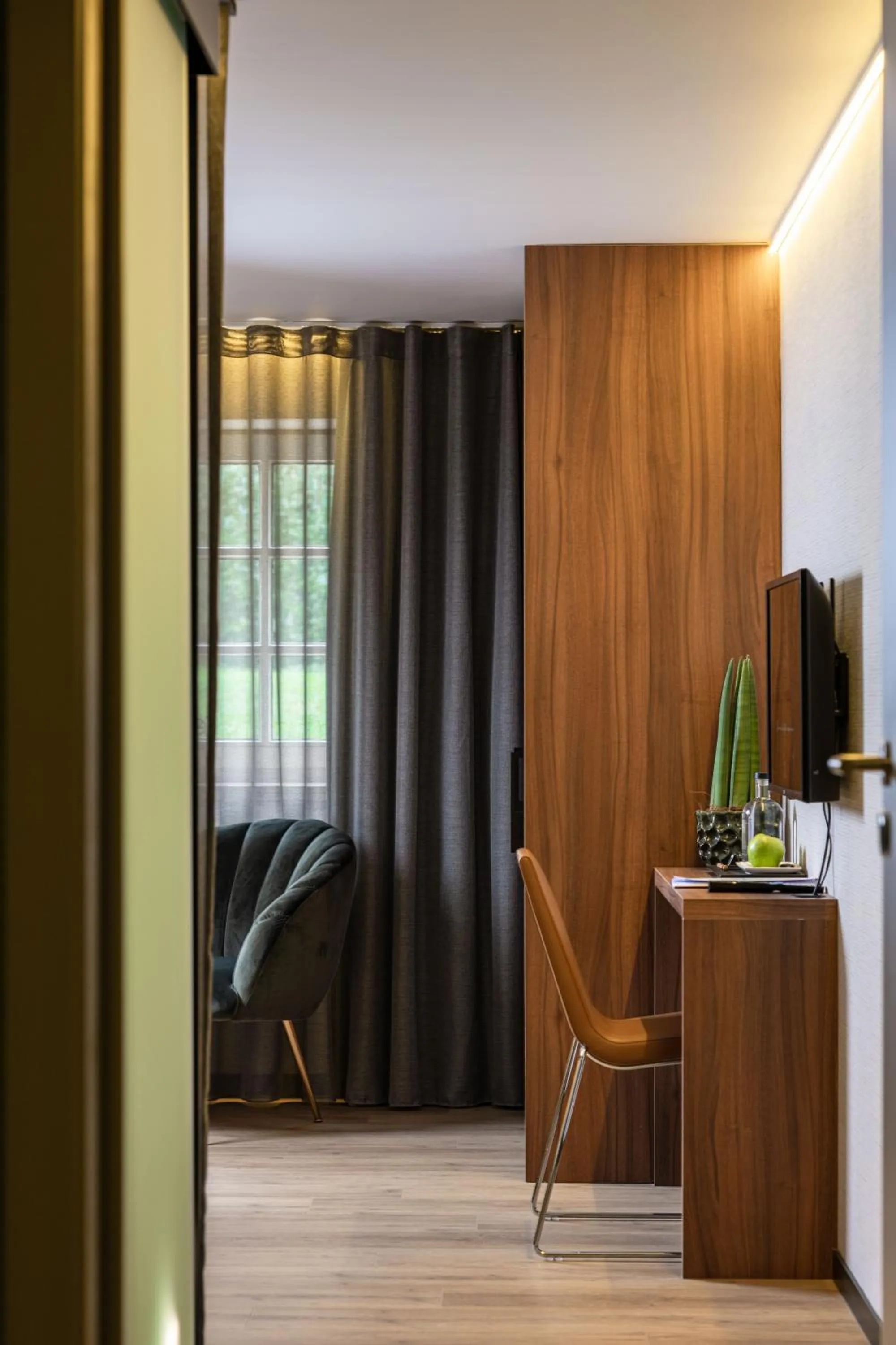 Bedroom in La Butte aux Bois a Small Luxury Hotel of the World