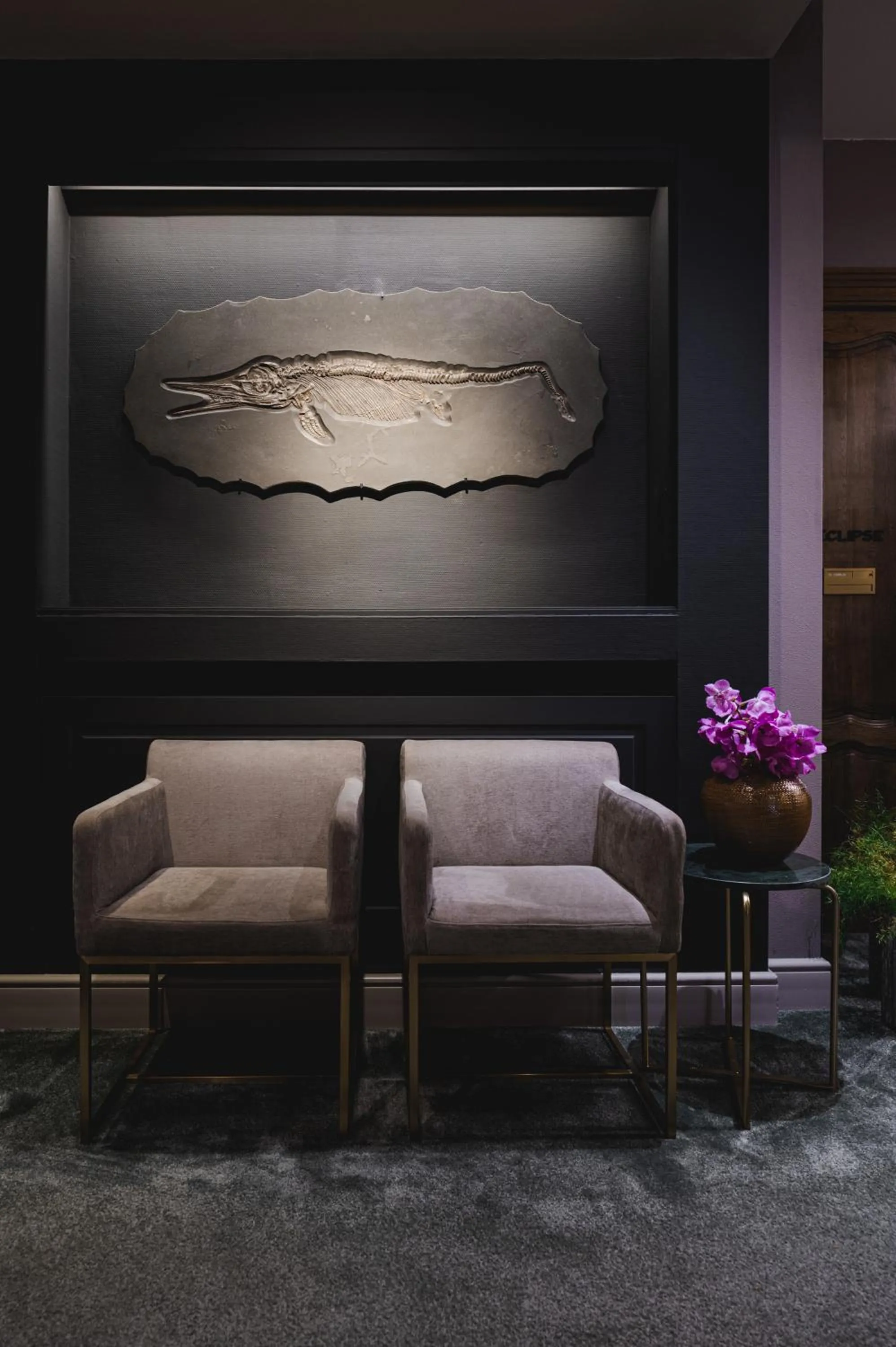 Lobby or reception in La Butte aux Bois a Small Luxury Hotel of the World