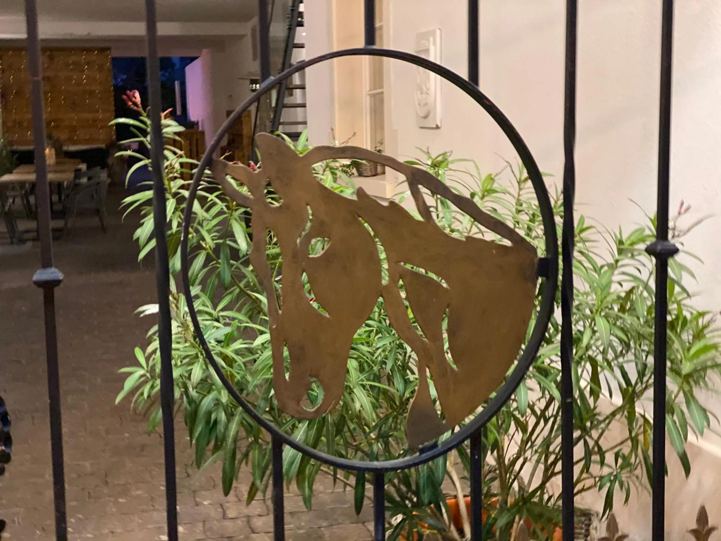 Garden in Hotel Restaurant Goldenes Ross