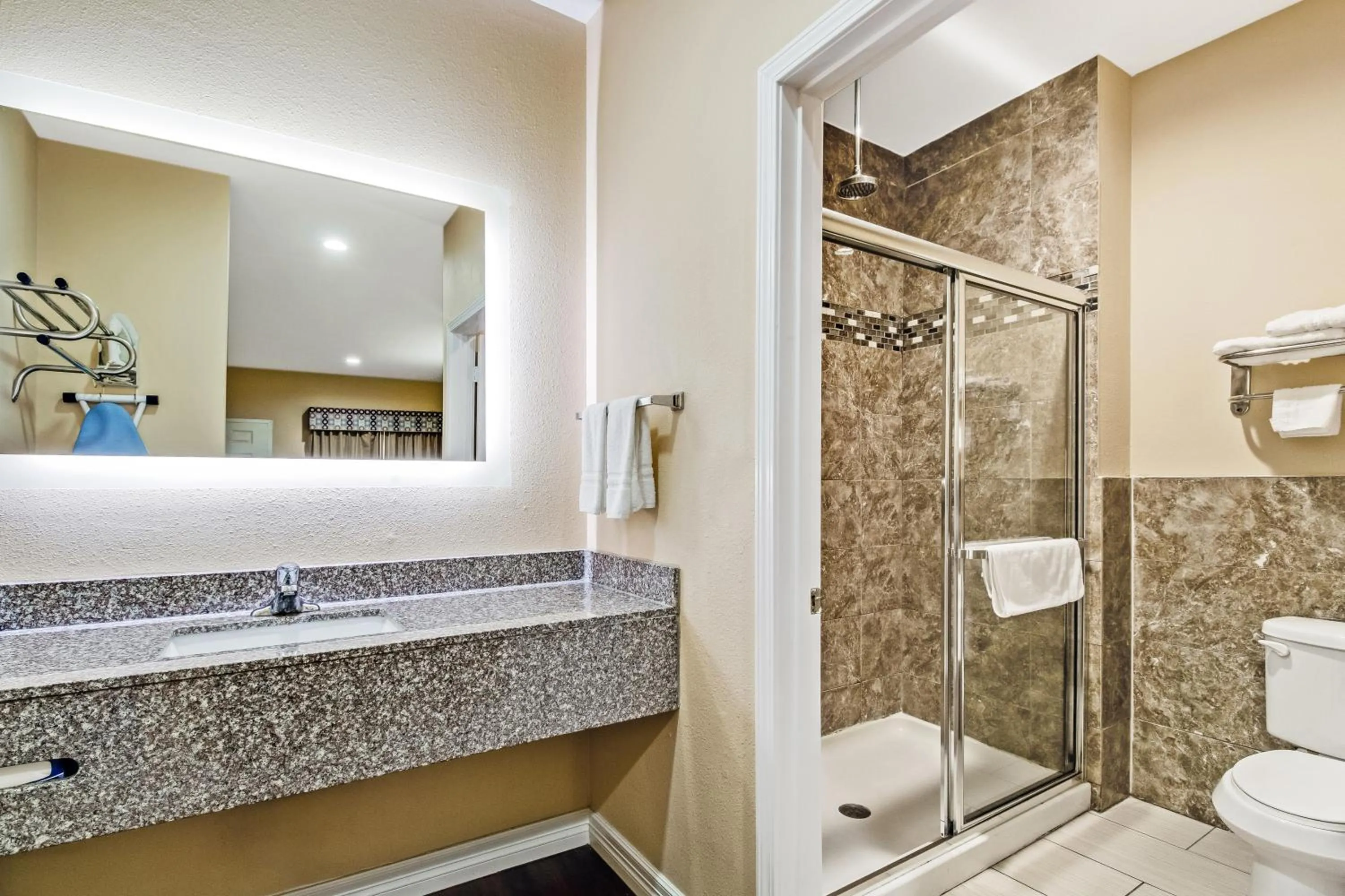 Shower in Americas Best Value Inn - FM 529