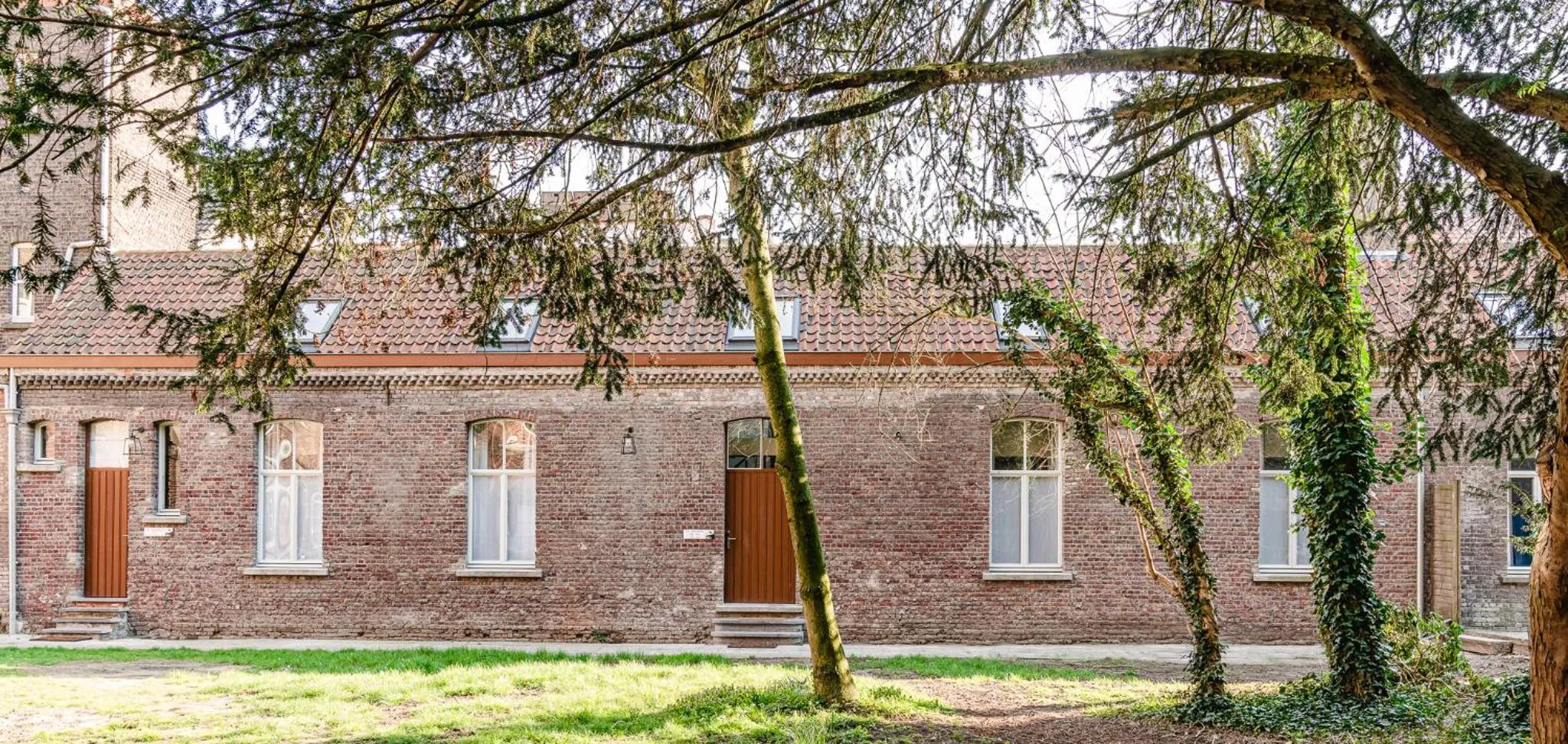 Garden view in Hotel Monasterium PoortAckere Ghent