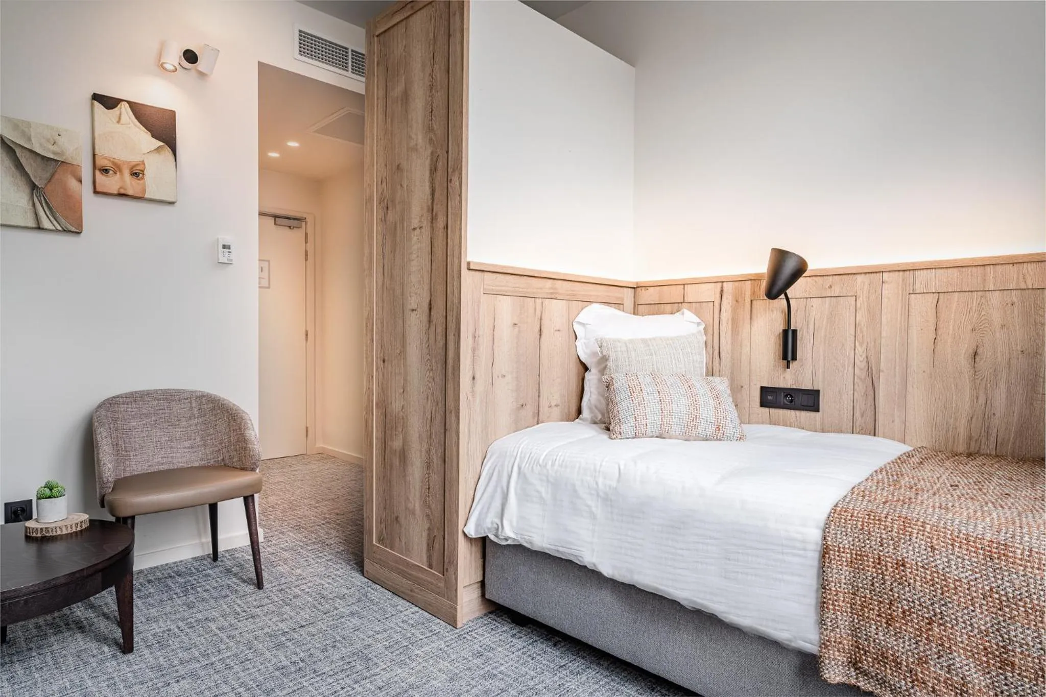 Bed in Hotel Monasterium PoortAckere Ghent