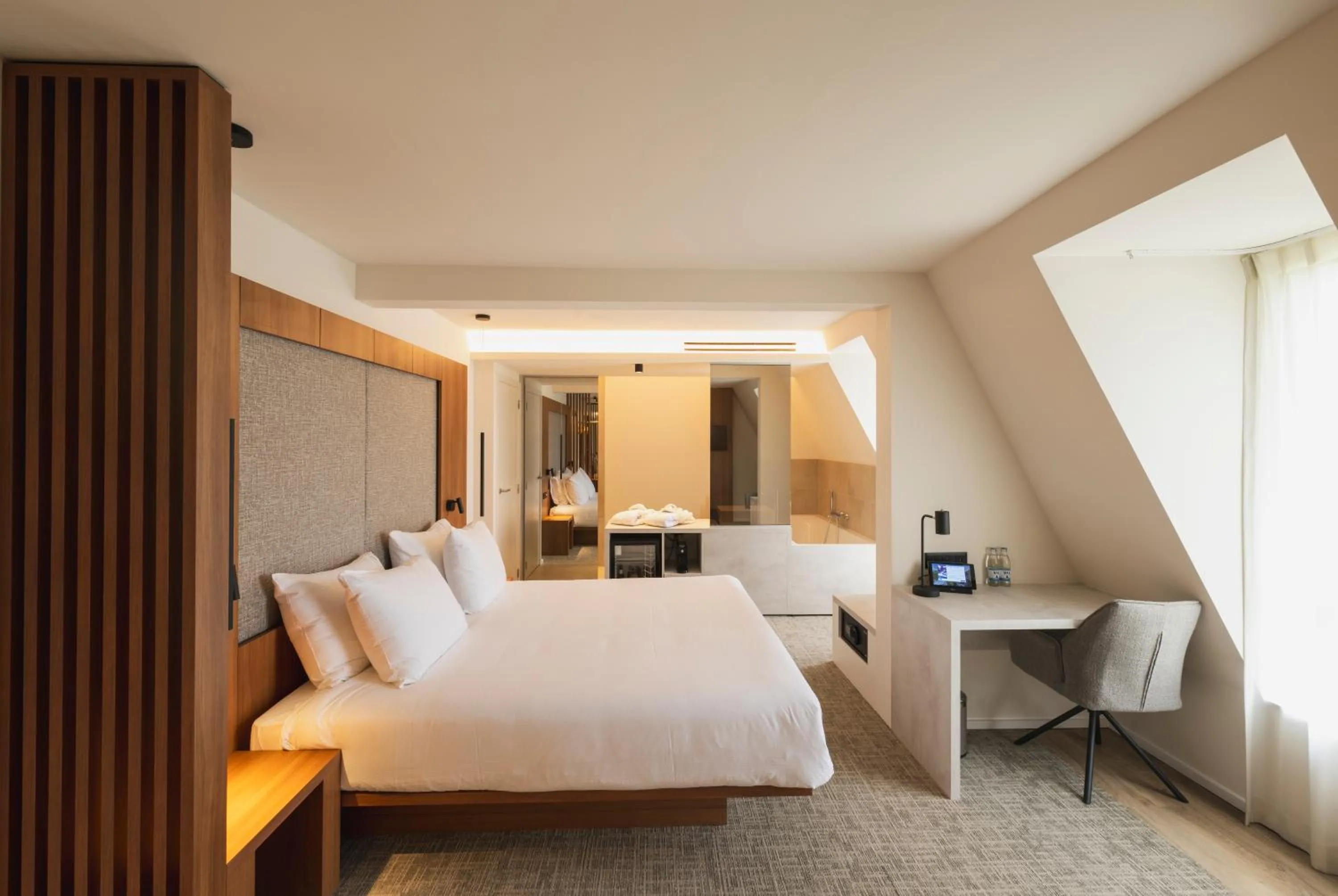 Bed in Begijnhof Hotel