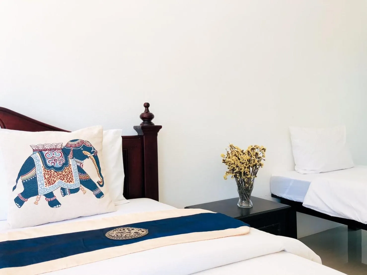 Bed in Baanlugchange Hotel โรงแรมบ้านลูกช้าง