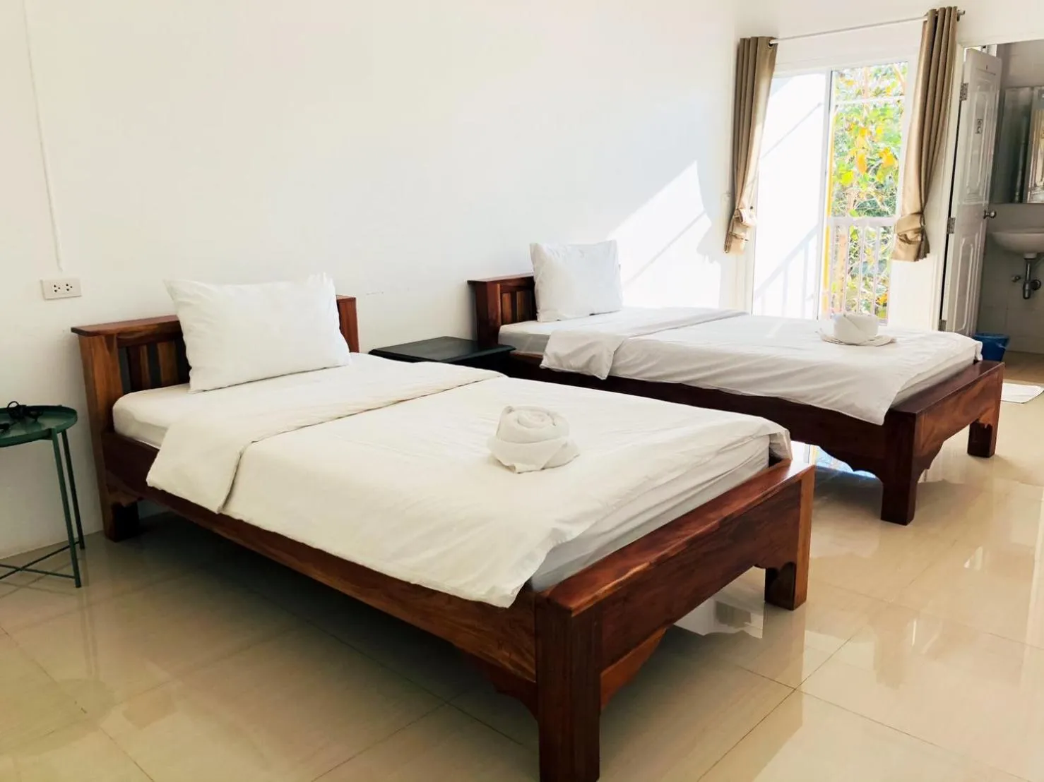 Bed in Baanlugchange Hotel โรงแรมบ้านลูกช้าง