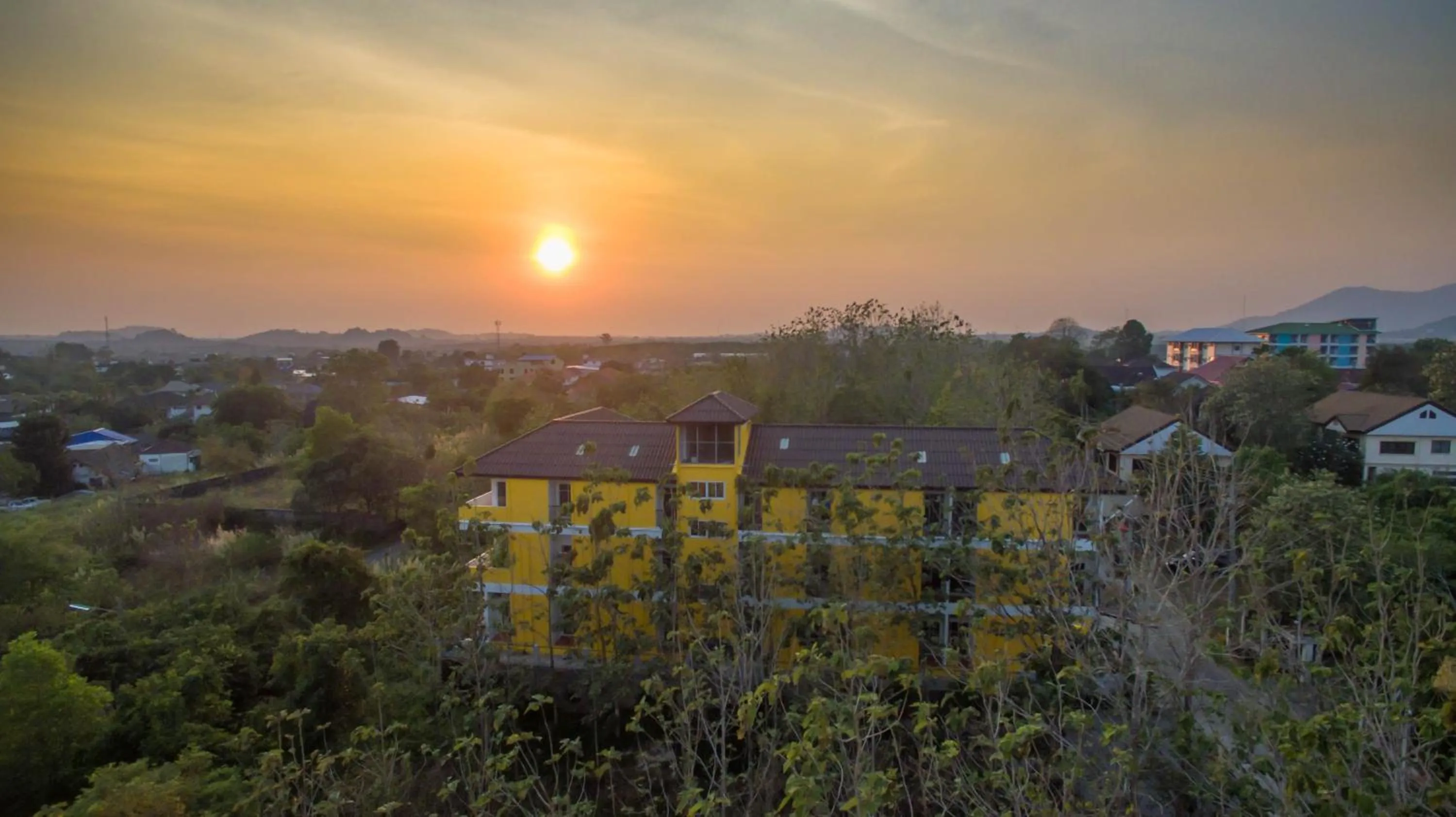 Mountain view in Baanlugchange Hotel โรงแรมบ้านลูกช้าง