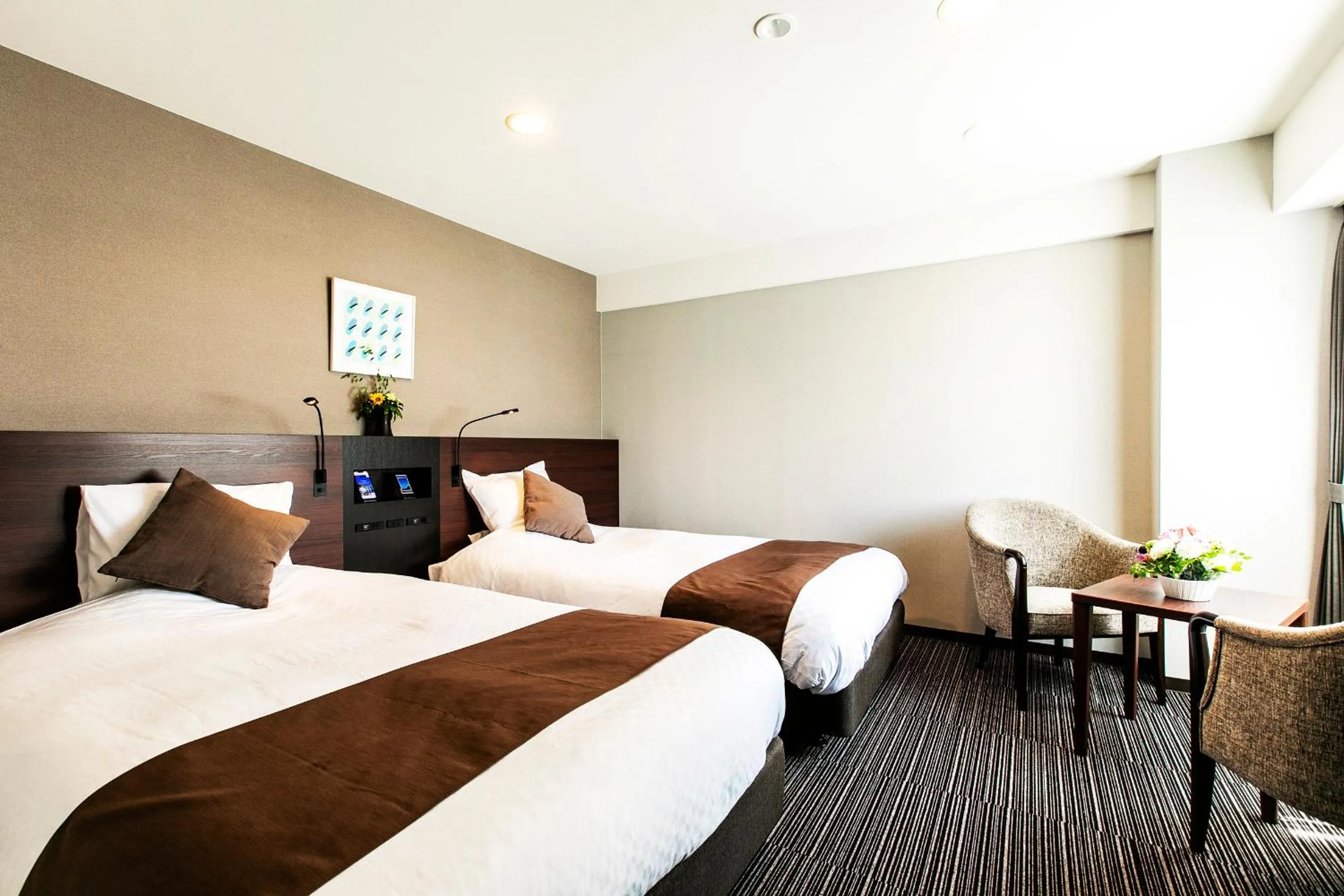 Photo of the whole room, Bed in Niigata Grand Hotel