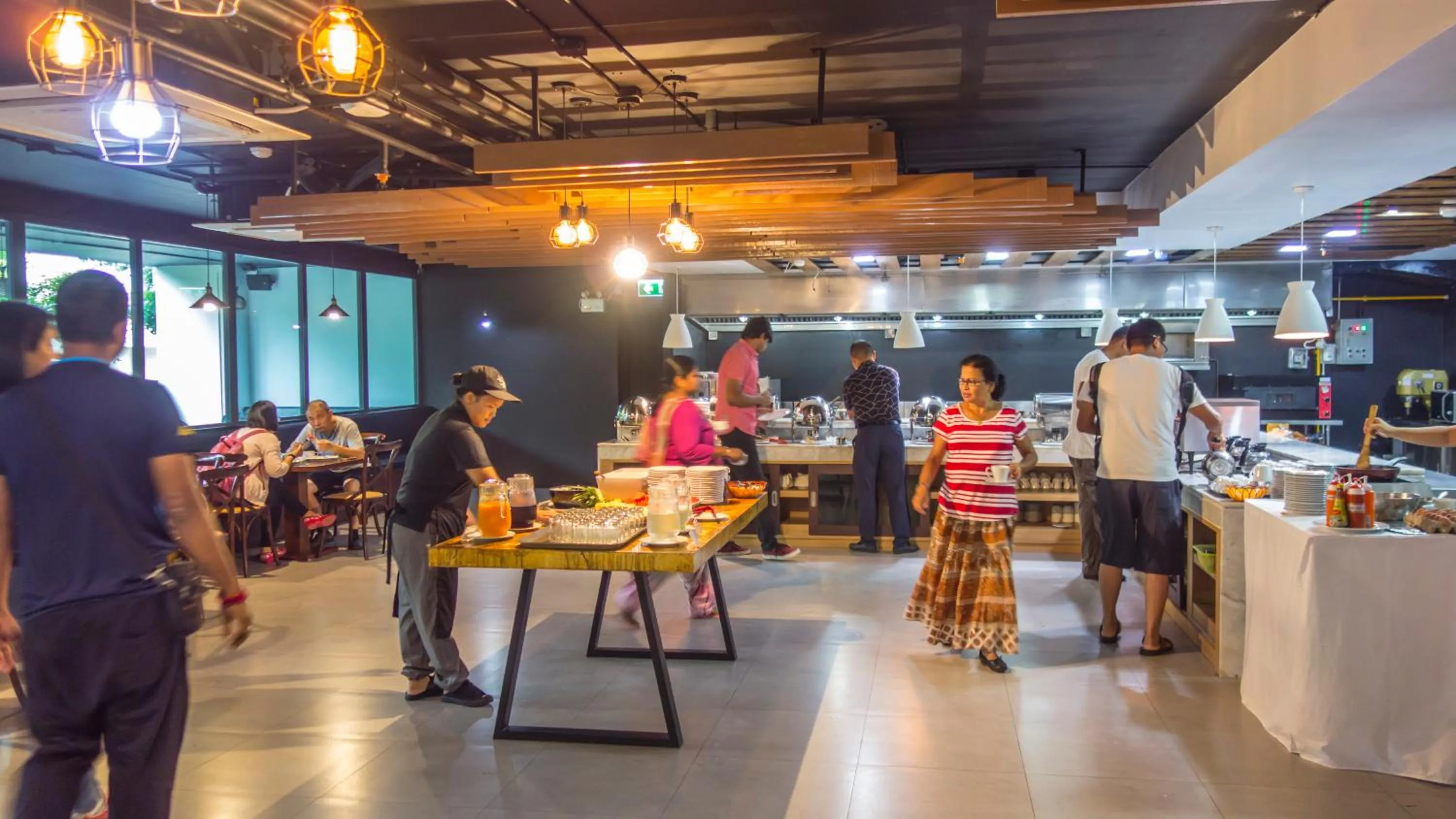 Buffet breakfast in Unique Regency Pattaya