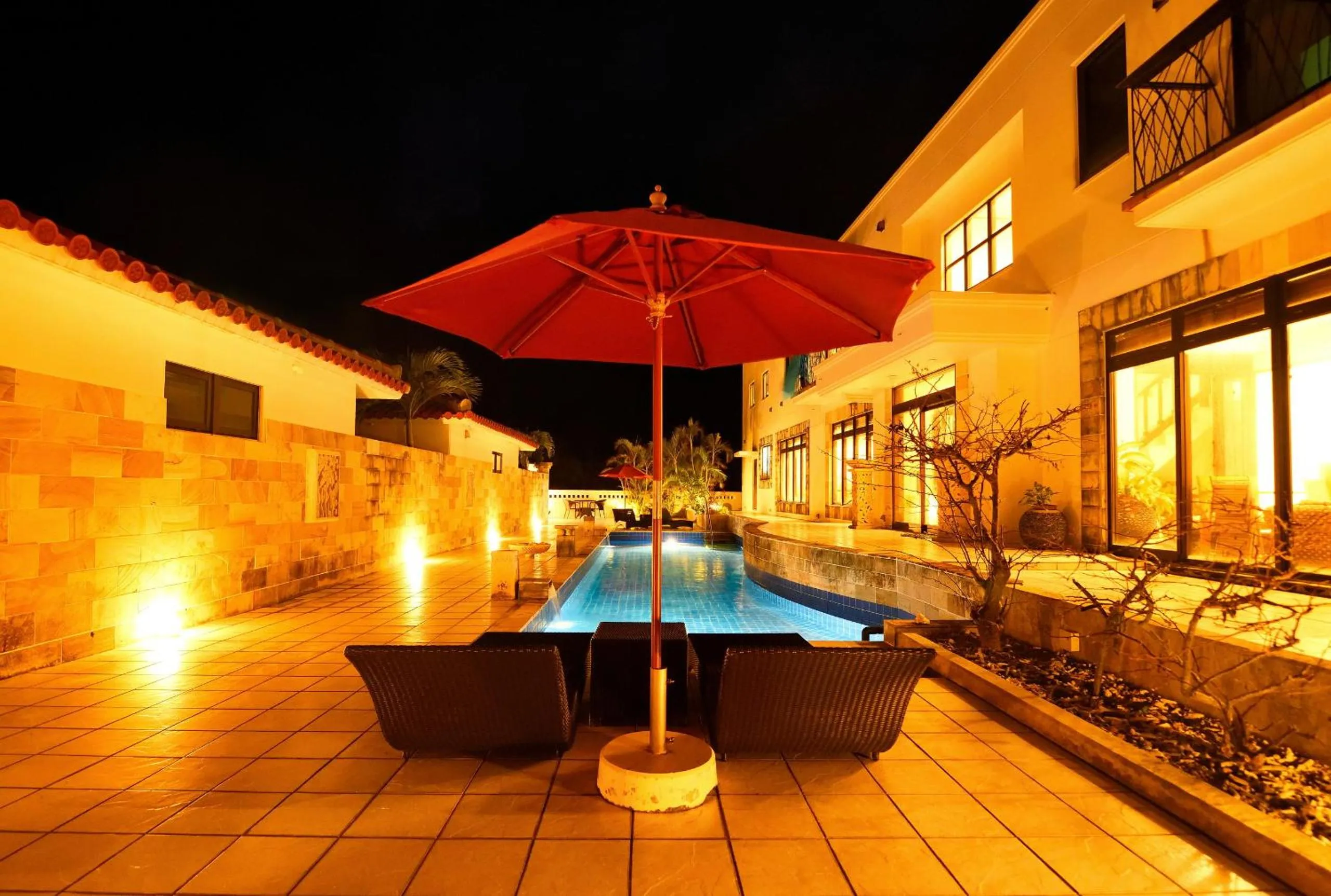 Swimming pool in Glamping Resort Yokabushi