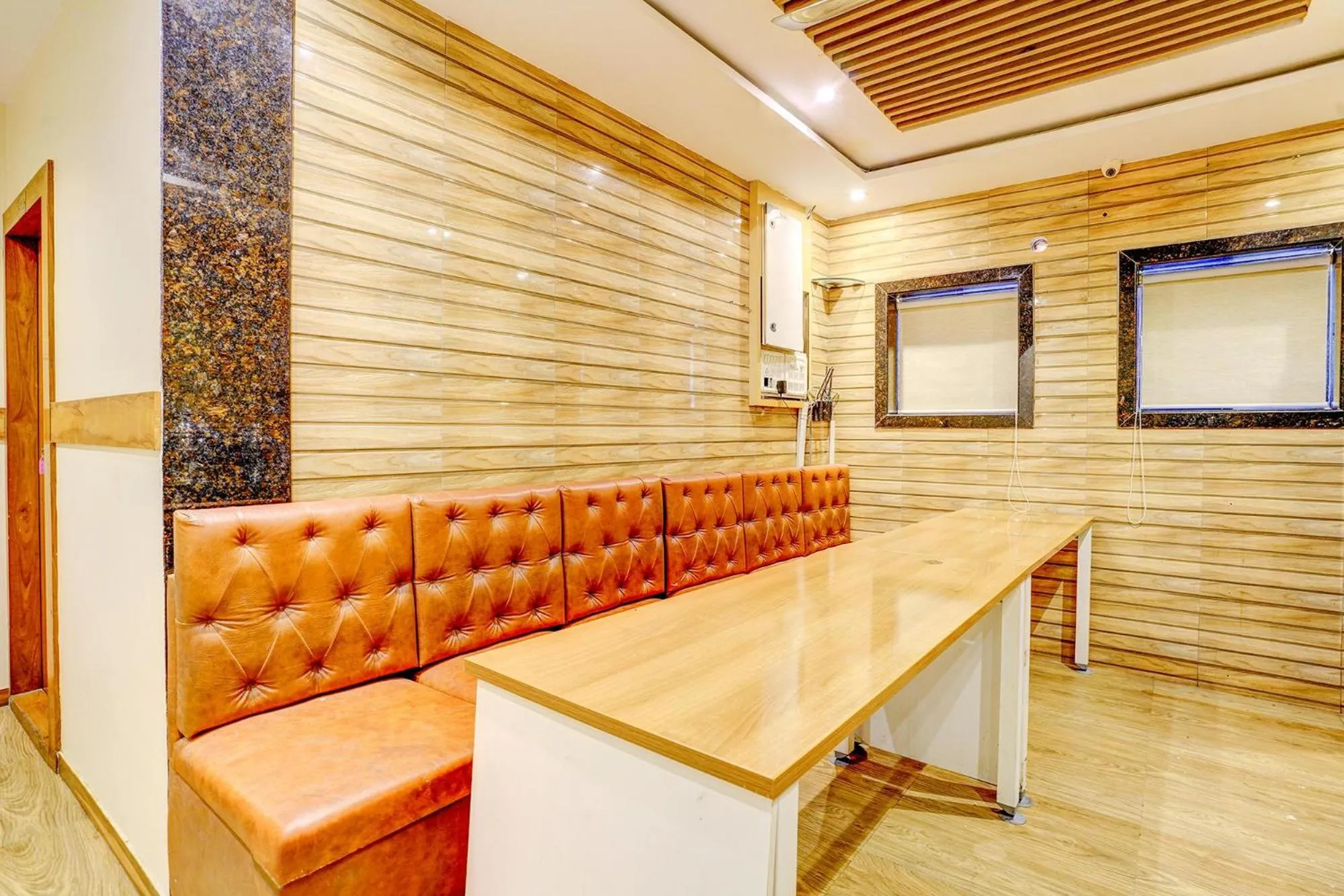 Seating area in FabHotel Indore Palace