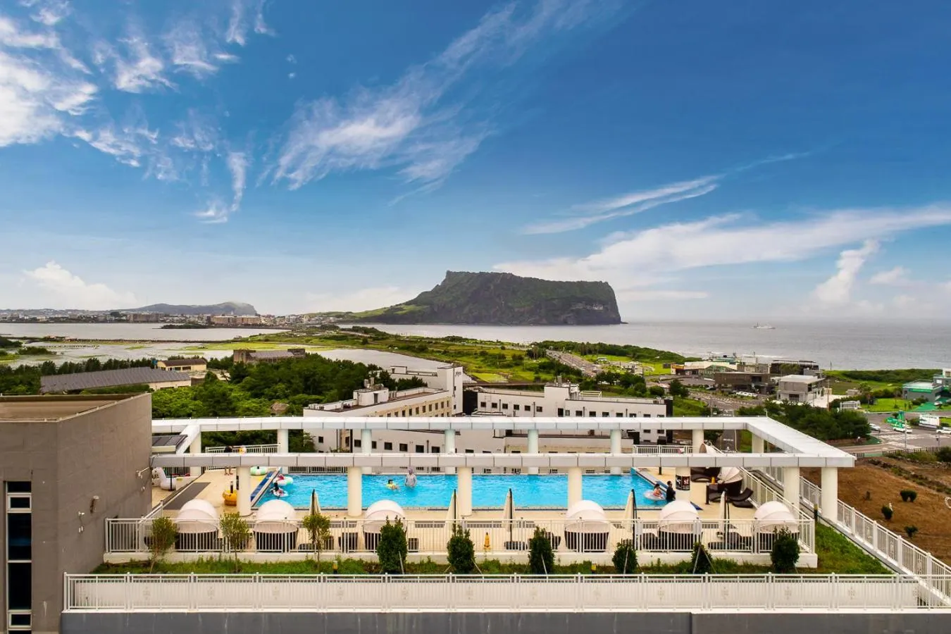 Pool view in The Best Jeju Seongsan