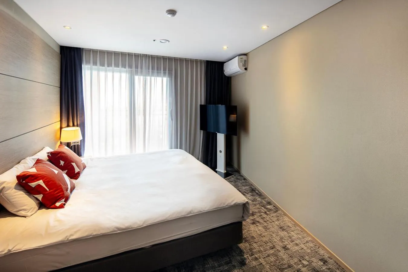 Bedroom, Bed in The Best Jeju Seongsan