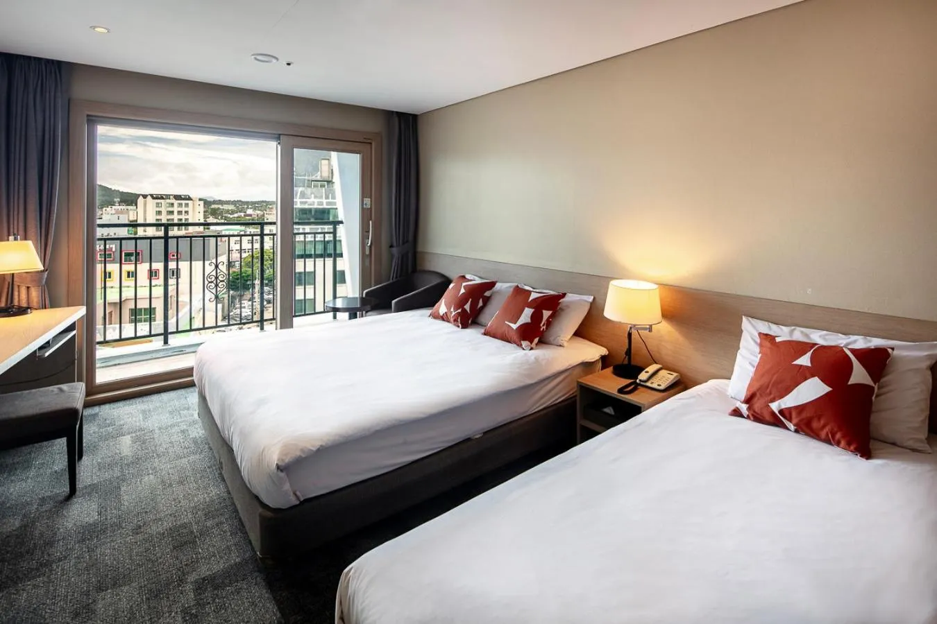 Bedroom, Bed in The Best Jeju Seongsan