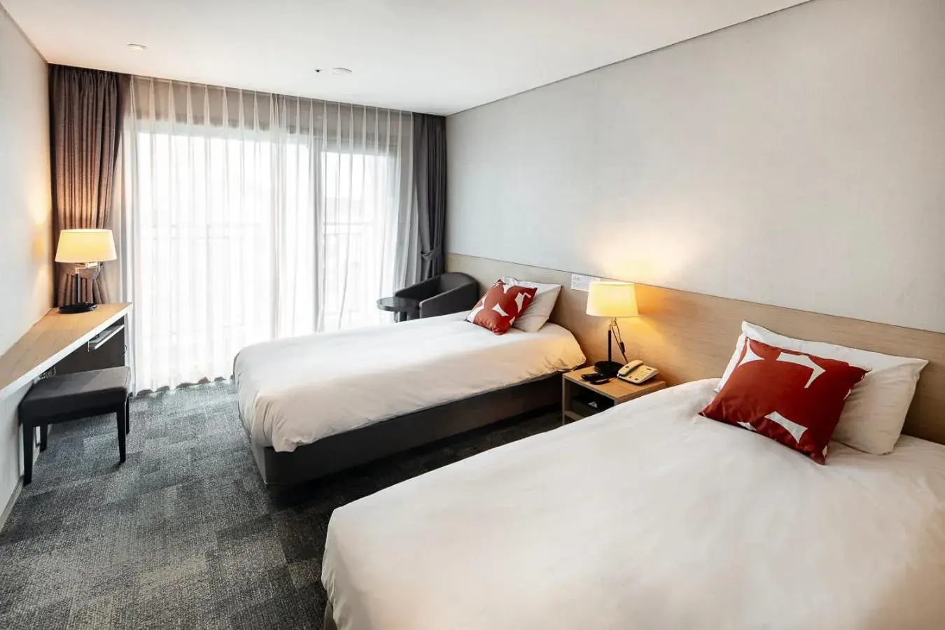 Standard Twin Room in The Best Jeju Seongsan Standard Twin Room in The Best Jeju Seongsan