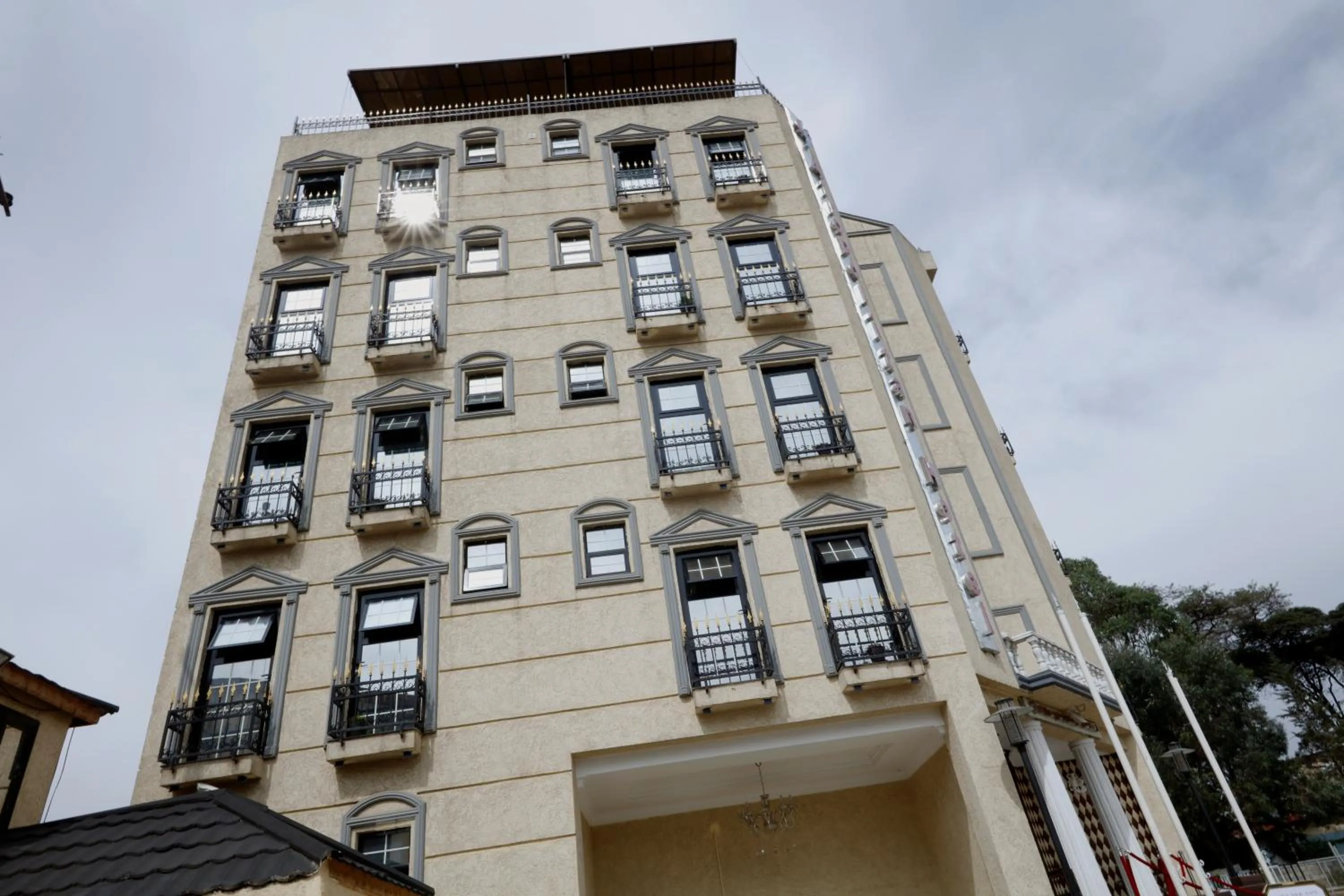 Property building in Afropolitan Hotel