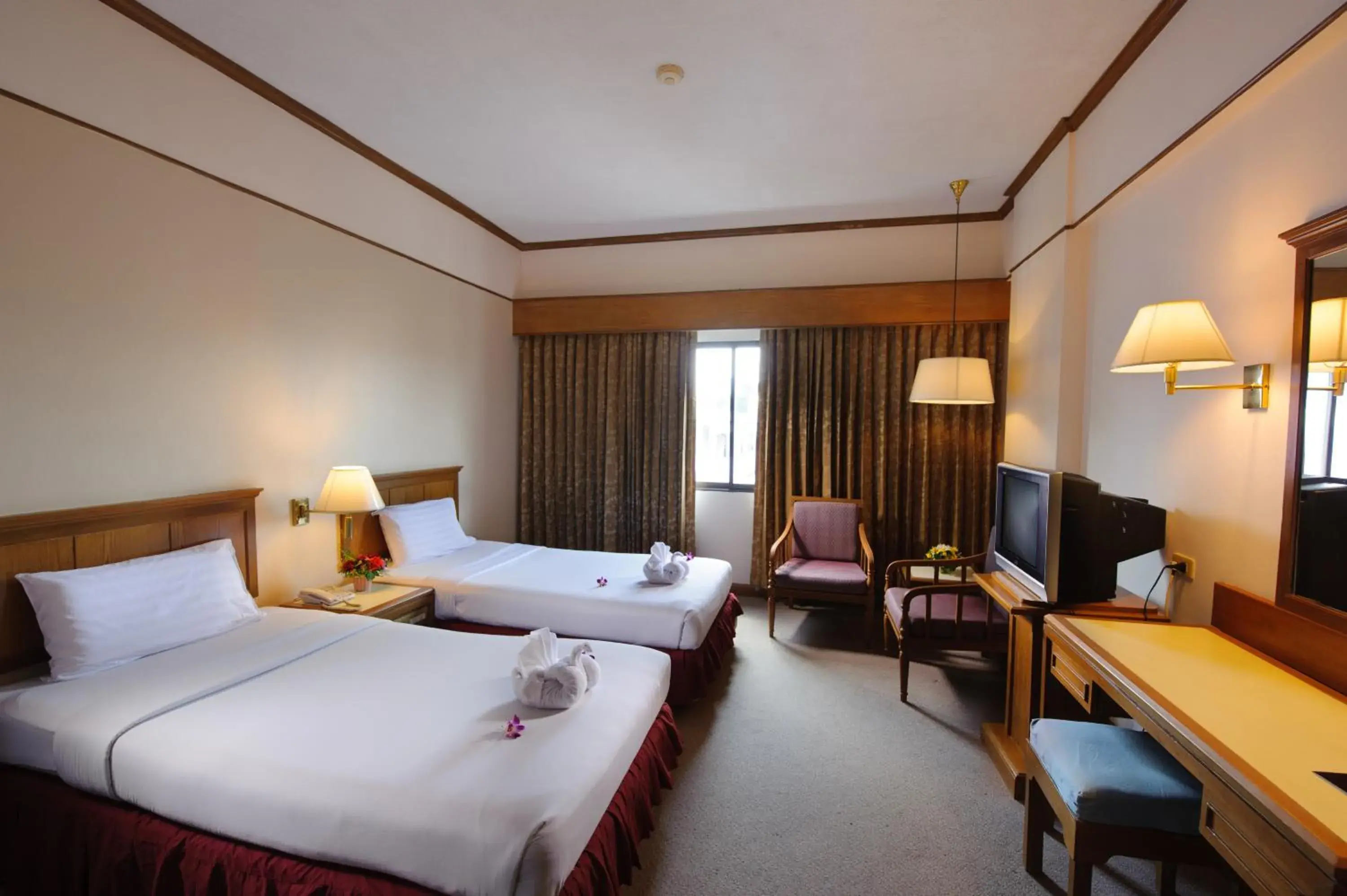 Twin Room in Betong Merlin Hotel Twin Room in Betong Merlin Hotel