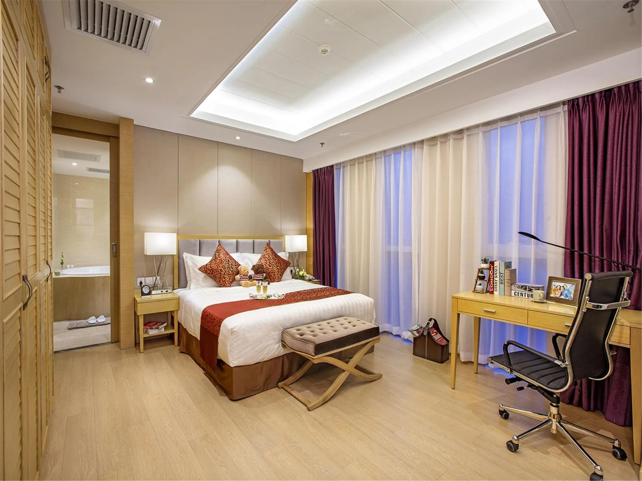 Bedroom in Ariva Tianjin Zhongbei Hotel & Serviced Apartment