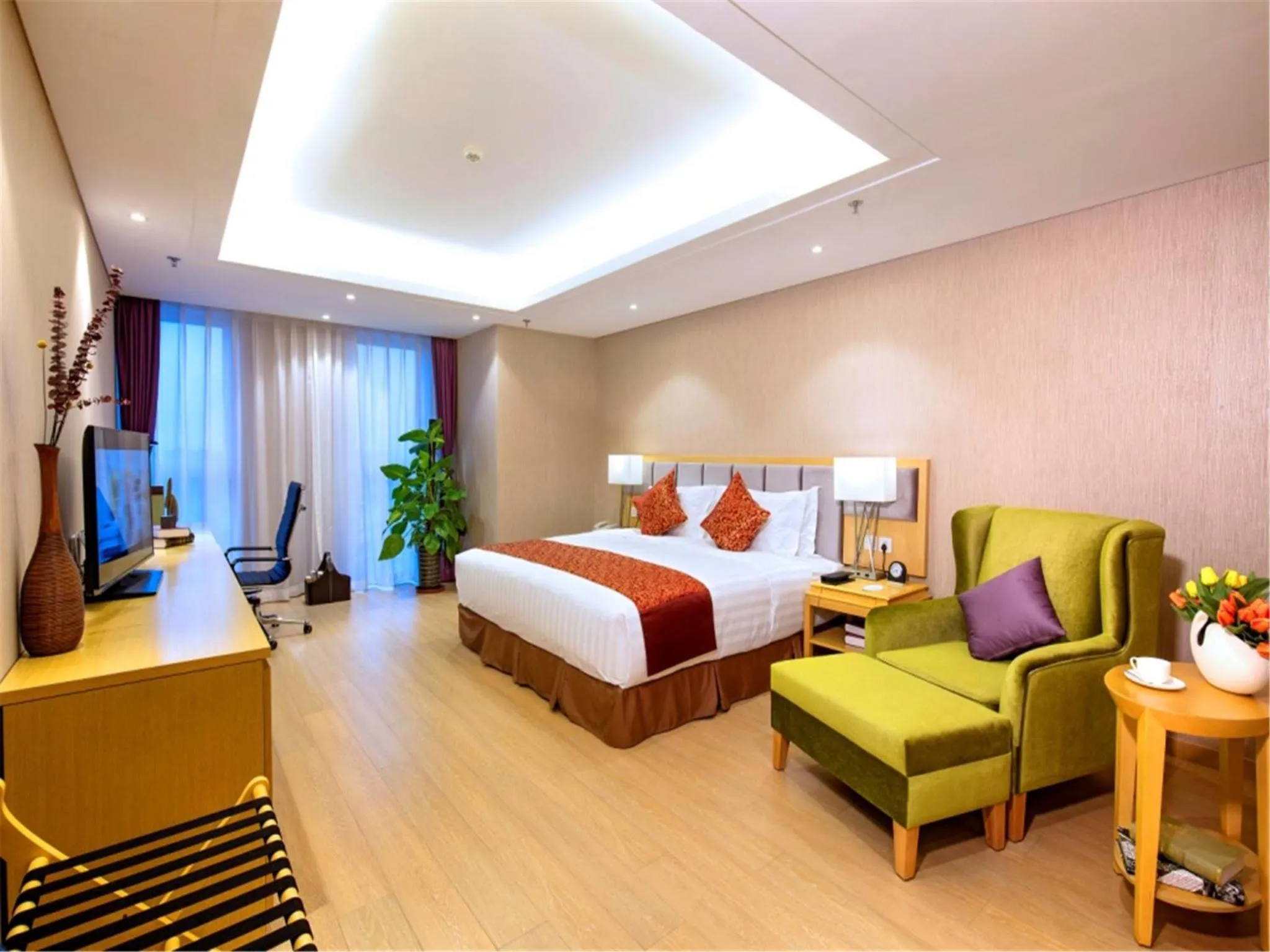 Bedroom in Ariva Tianjin Zhongbei Hotel & Serviced Apartment