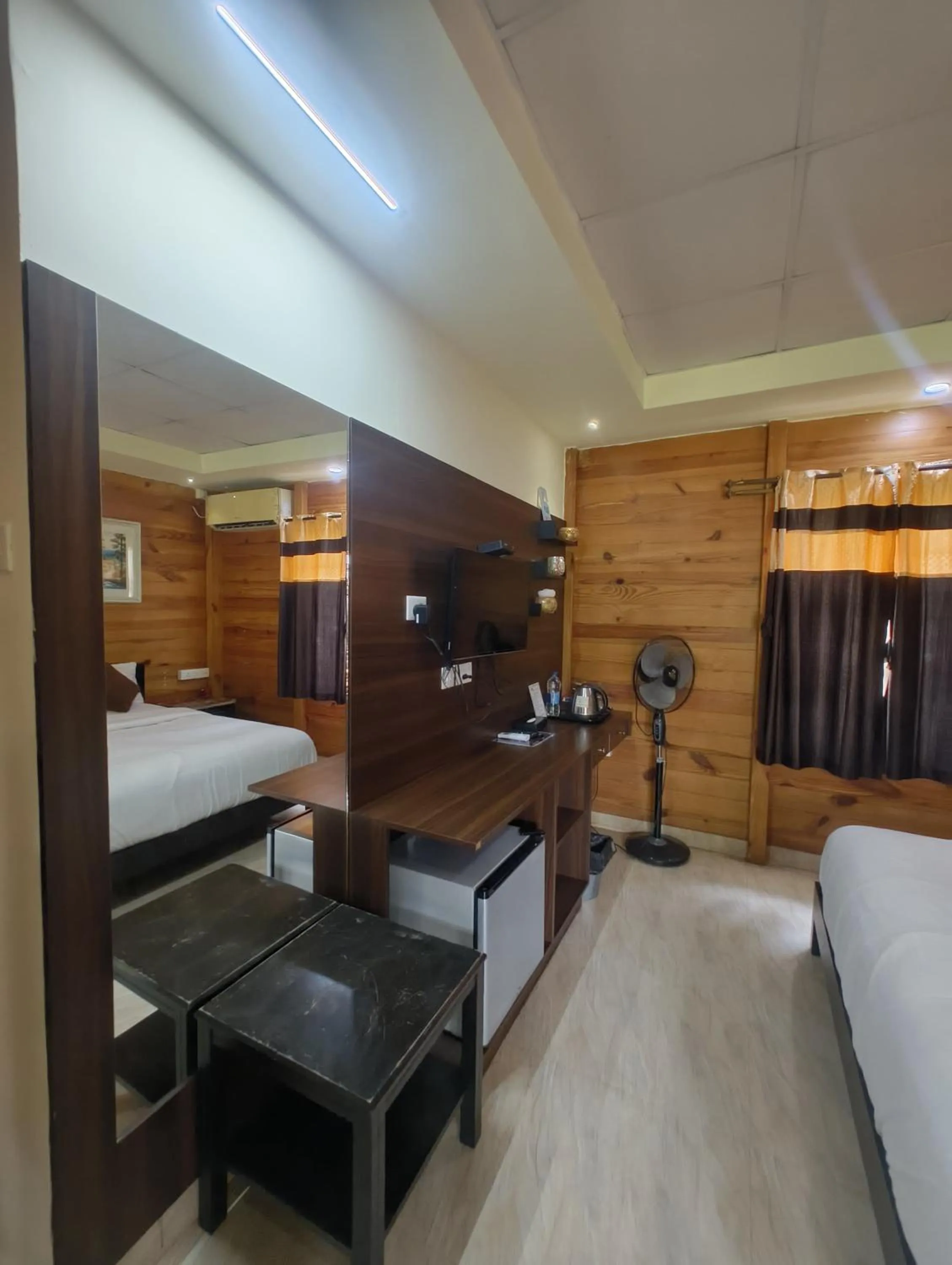 Bed in Go Green Spice & Eco Resort