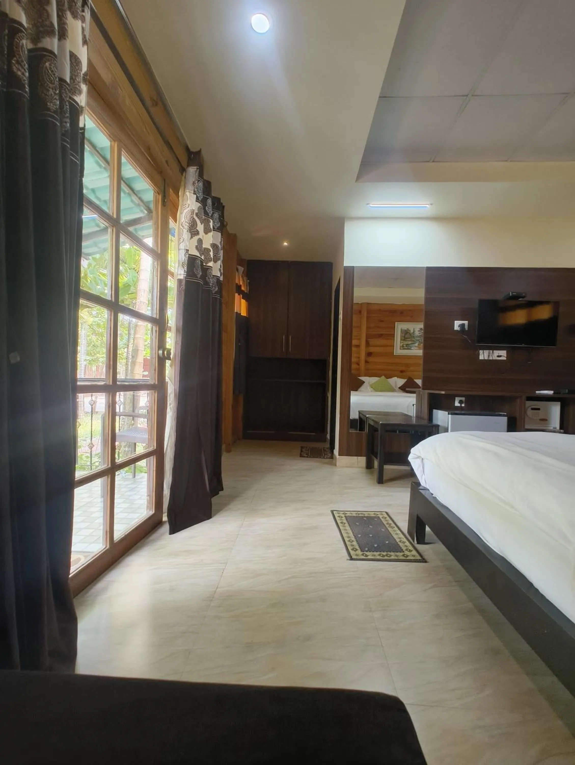 Bed in Go Green Spice & Eco Resort