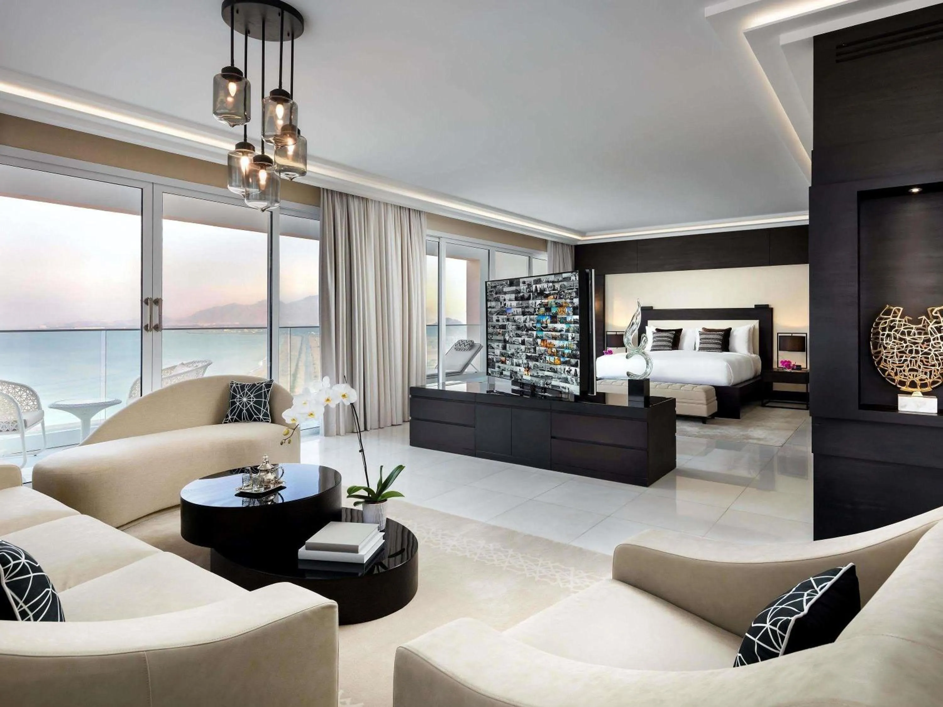 Bedroom in Fairmont Fujairah Beach Resort