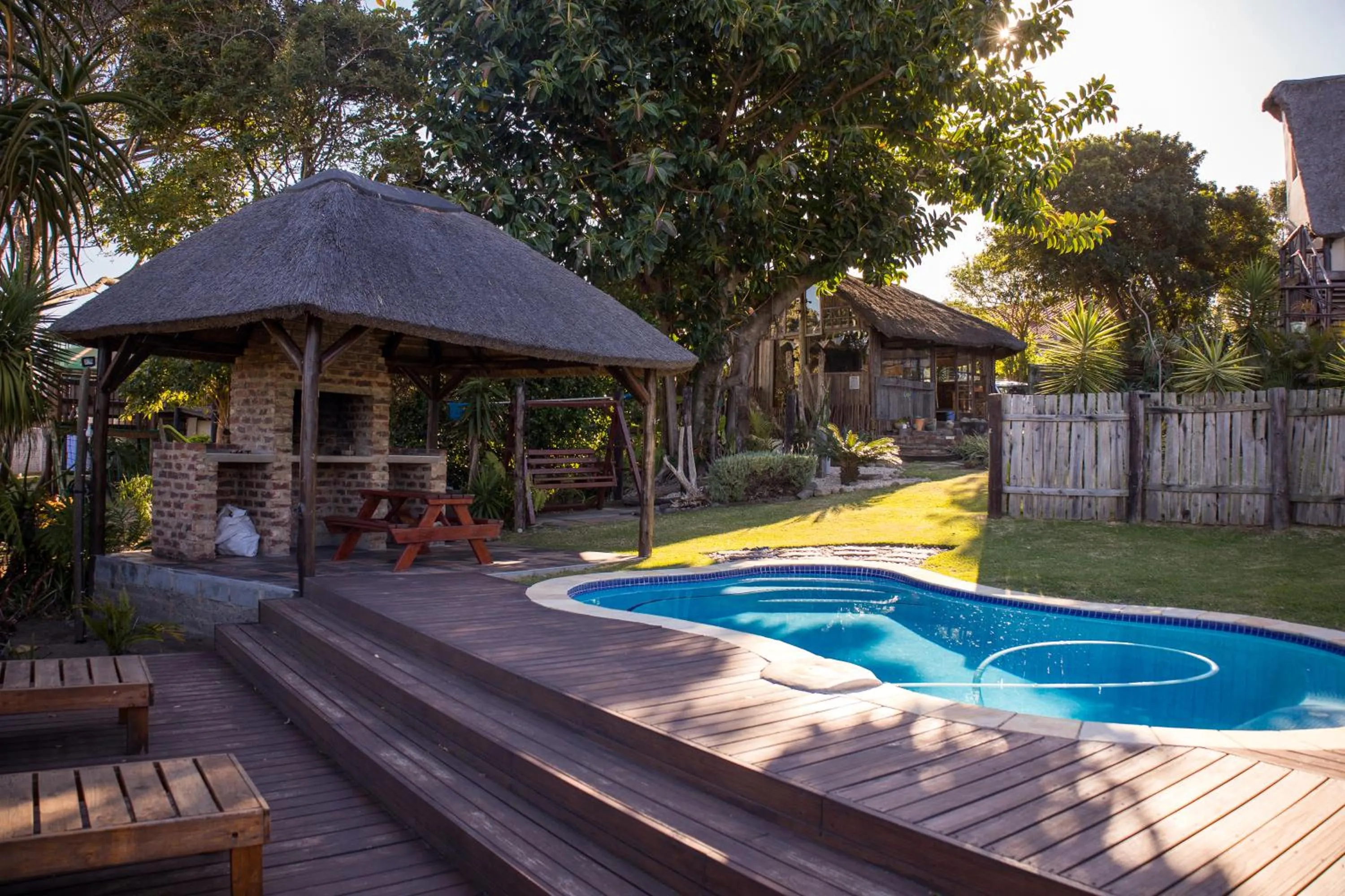 BBQ facilities in The Birdhouse Bed & Breakfast #NO Loadshedding #Solar Energy