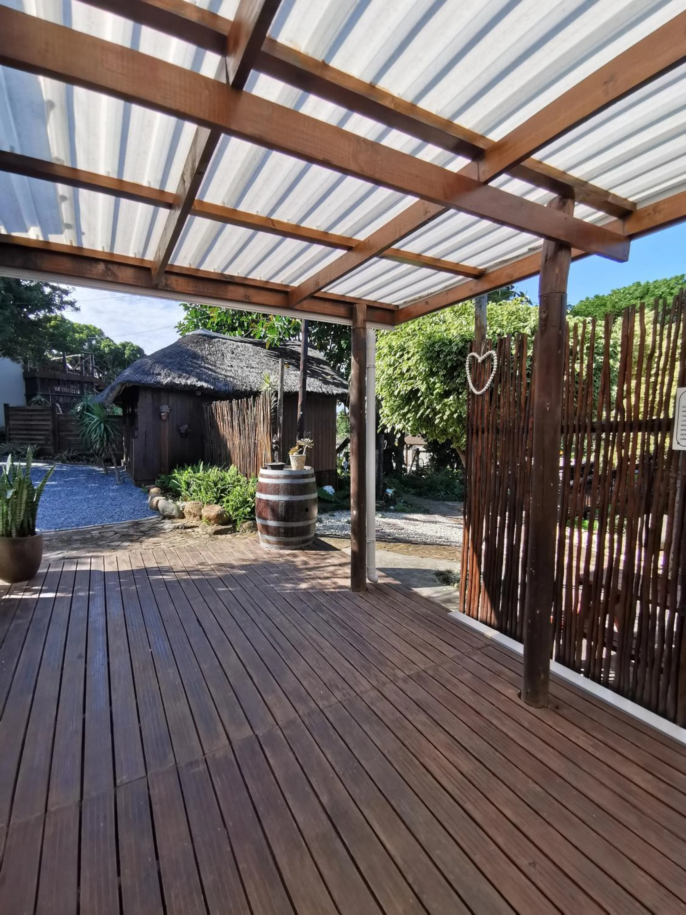 Patio in The Birdhouse Bed & Breakfast #NO Loadshedding #Solar Energy