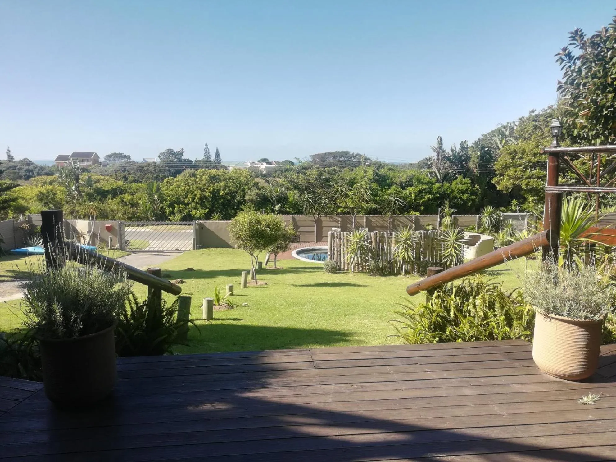 Pool view in The Birdhouse Bed & Breakfast #NO Loadshedding #Solar Energy