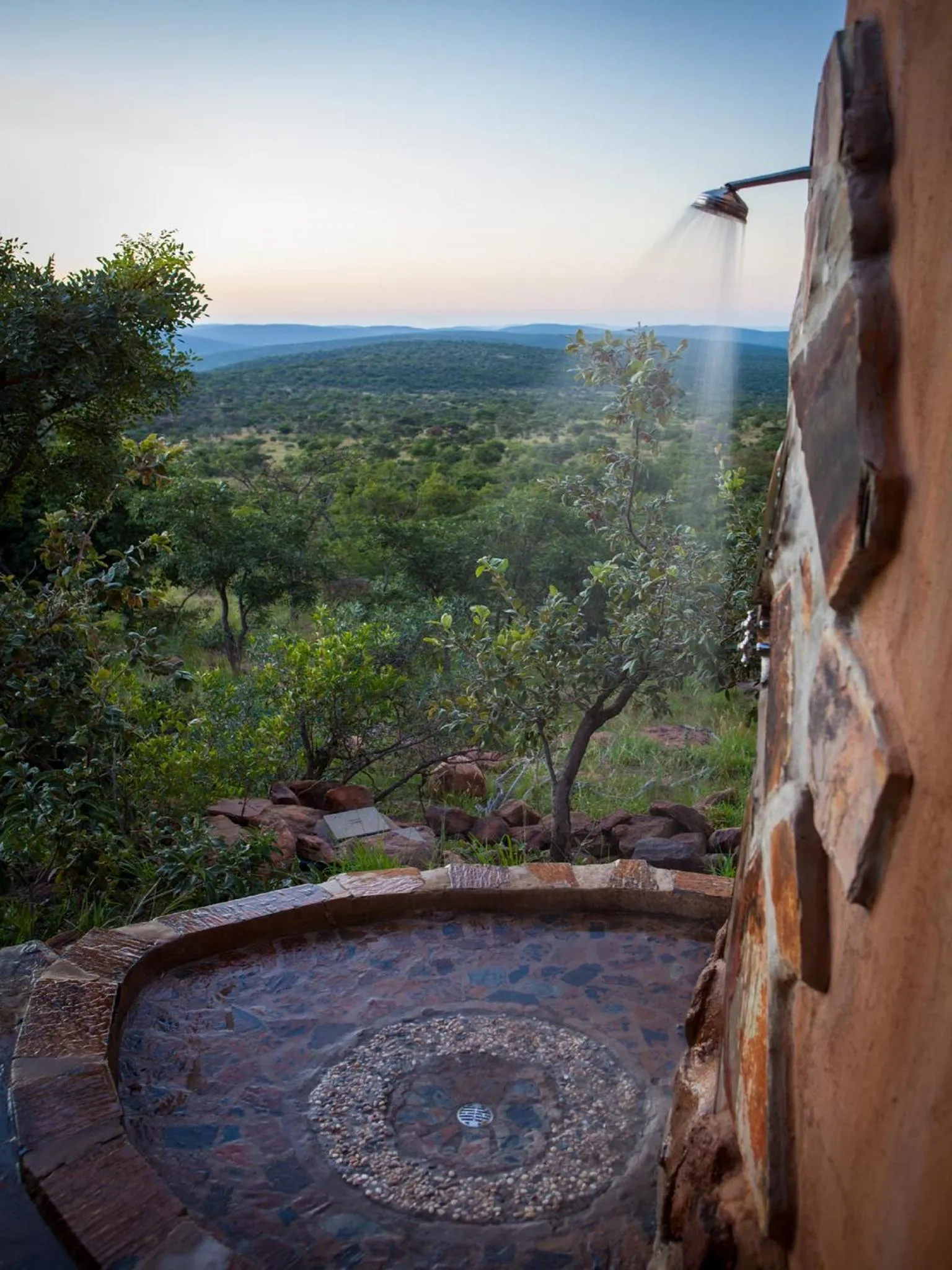 Shower in Nedile Lodge