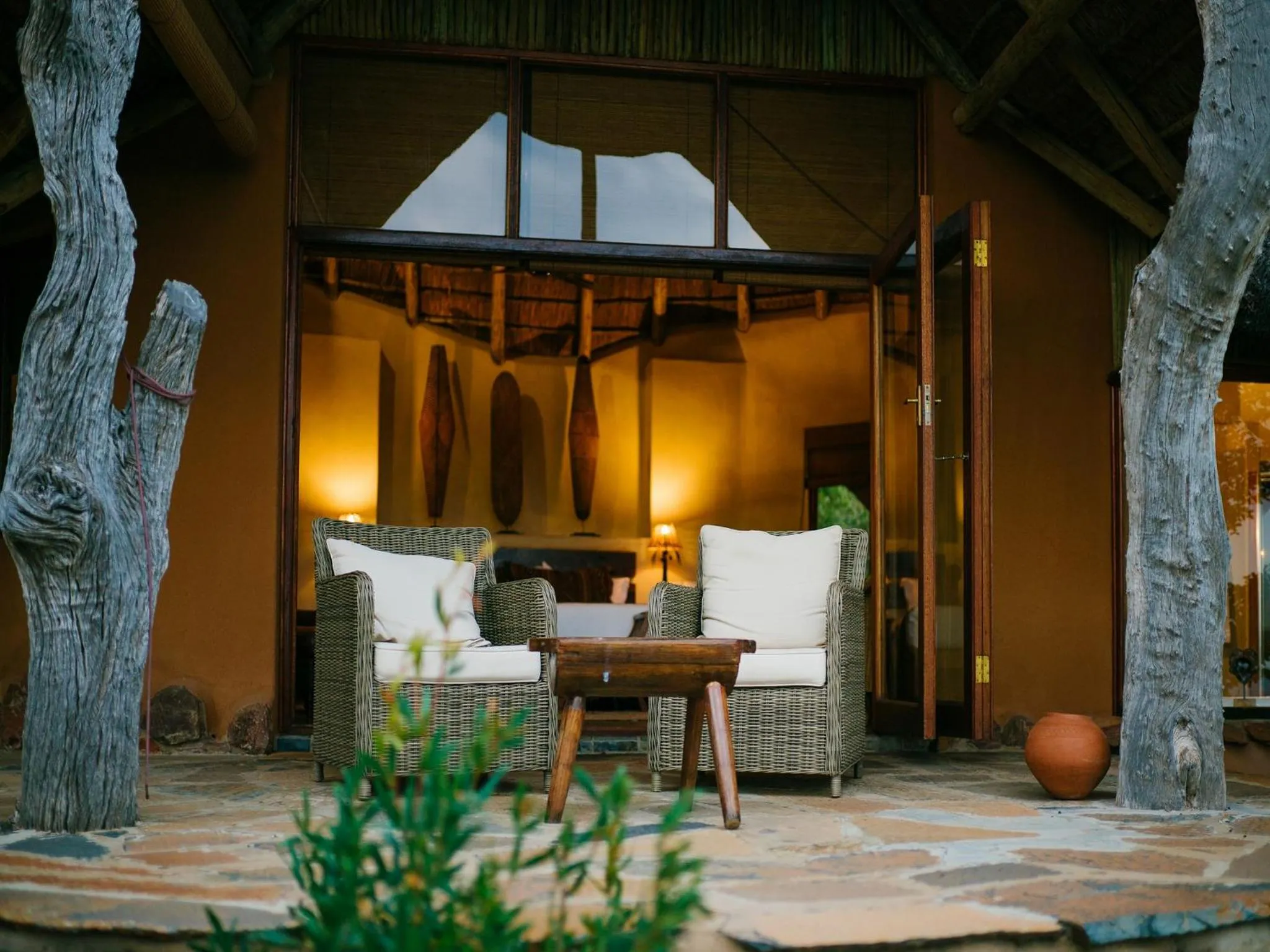 Patio in Nedile Lodge