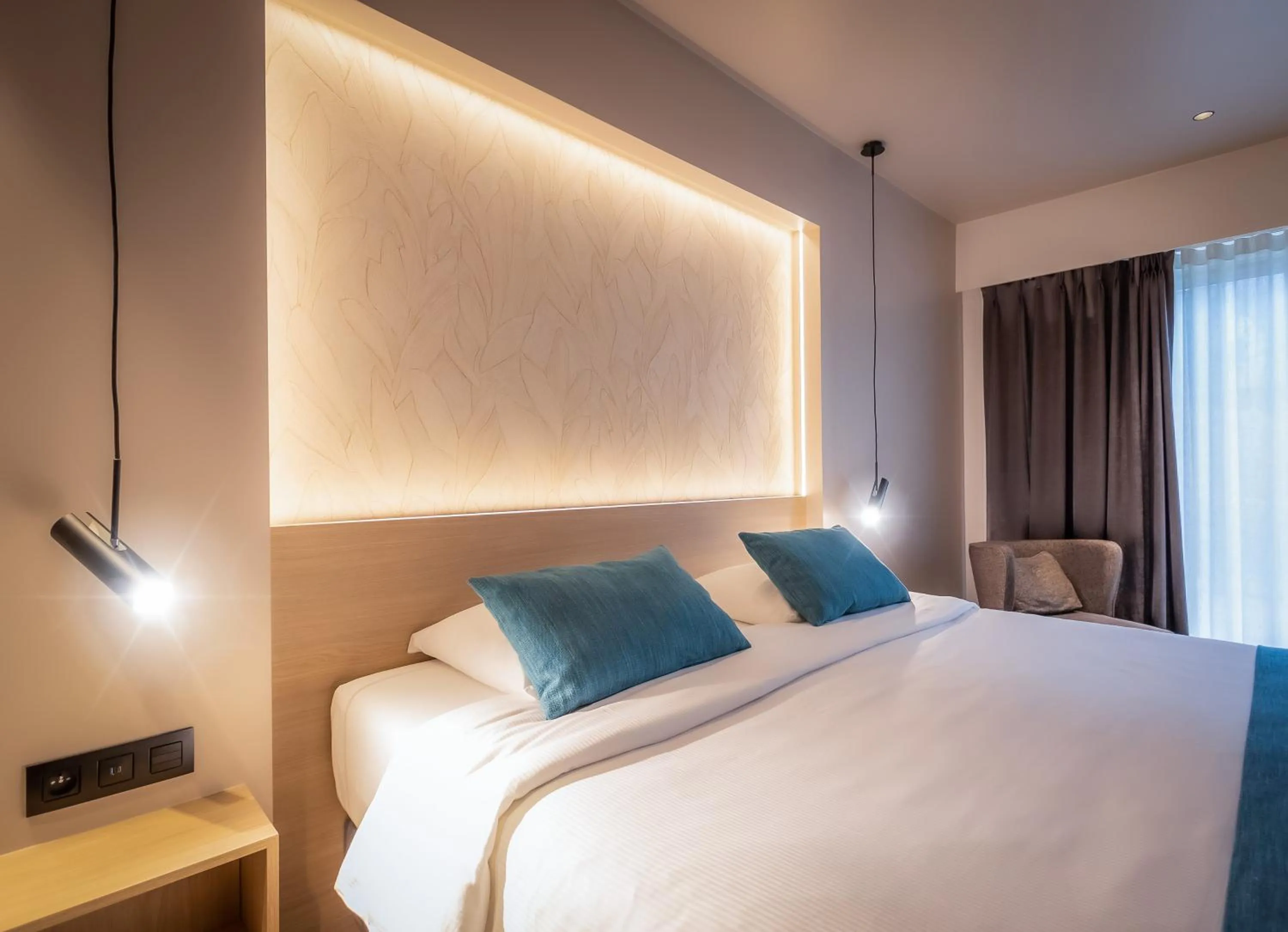 Bed in Hotel Auberge St. Pol