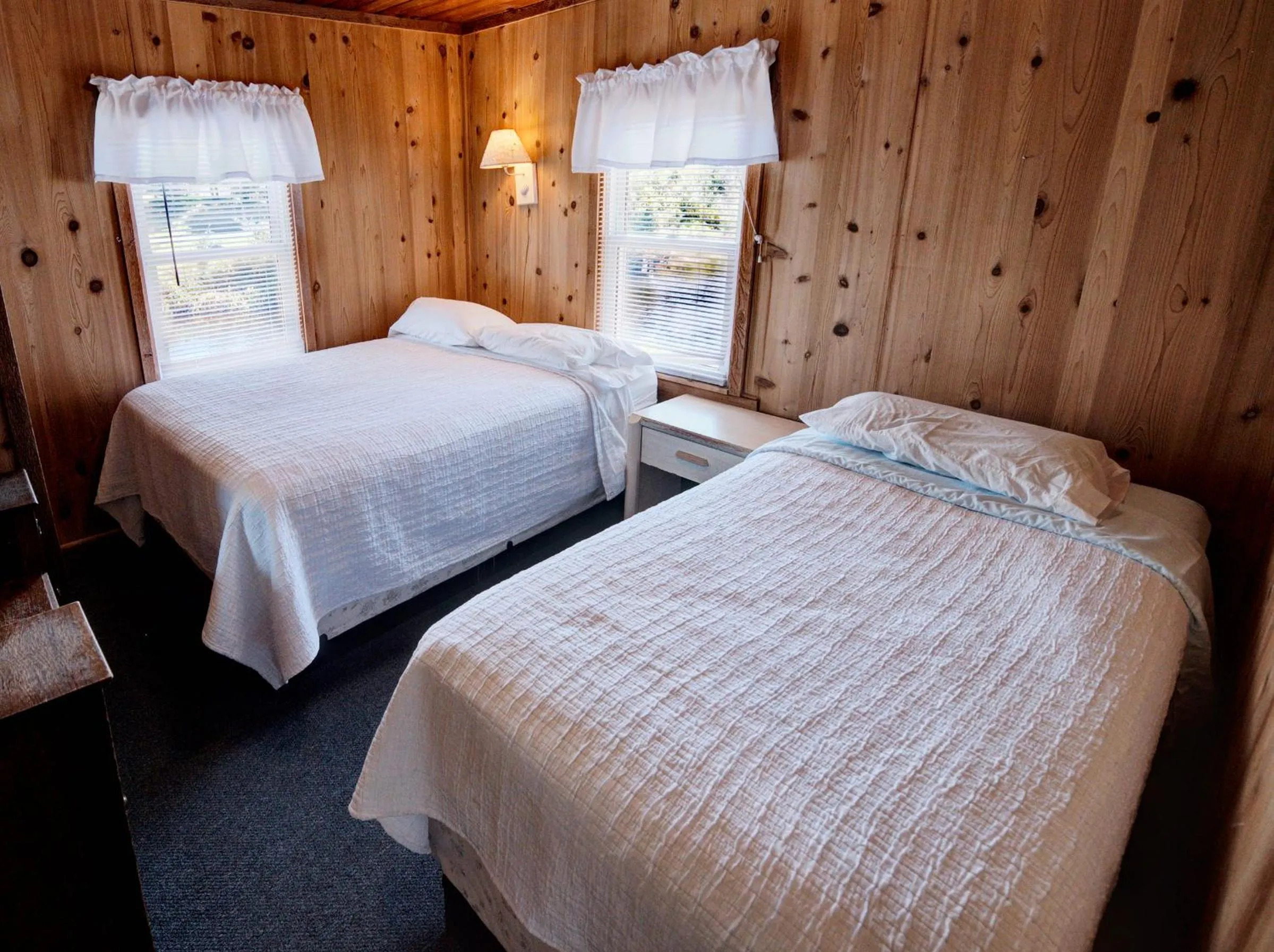 Bed in Outer Banks Motel - Village Accommodations