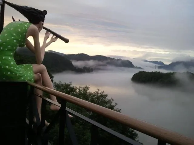 River view in Moonlight Blue Pension