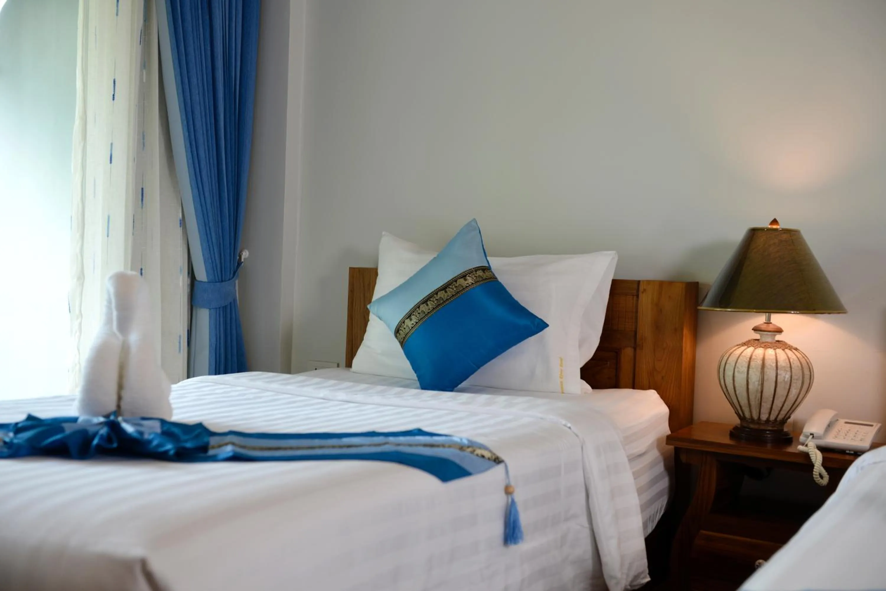 Photo of the whole room, Bed in Princess River Kwai Hotel