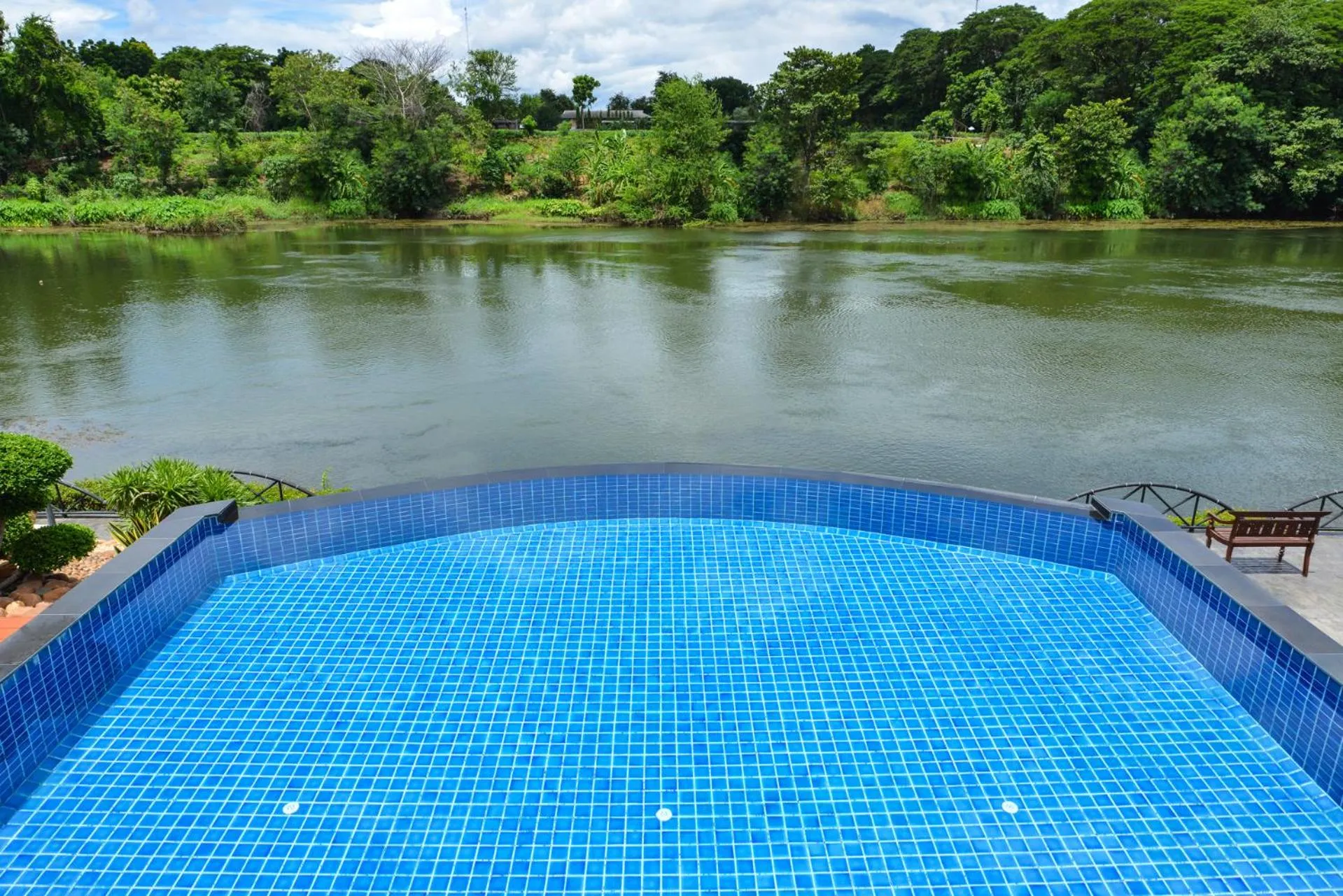 Pool view in Princess River Kwai Hotel