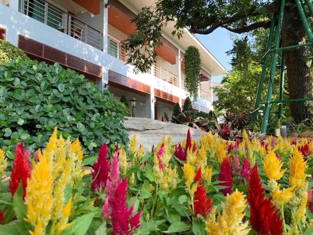 Garden view in Princess River Kwai Hotel