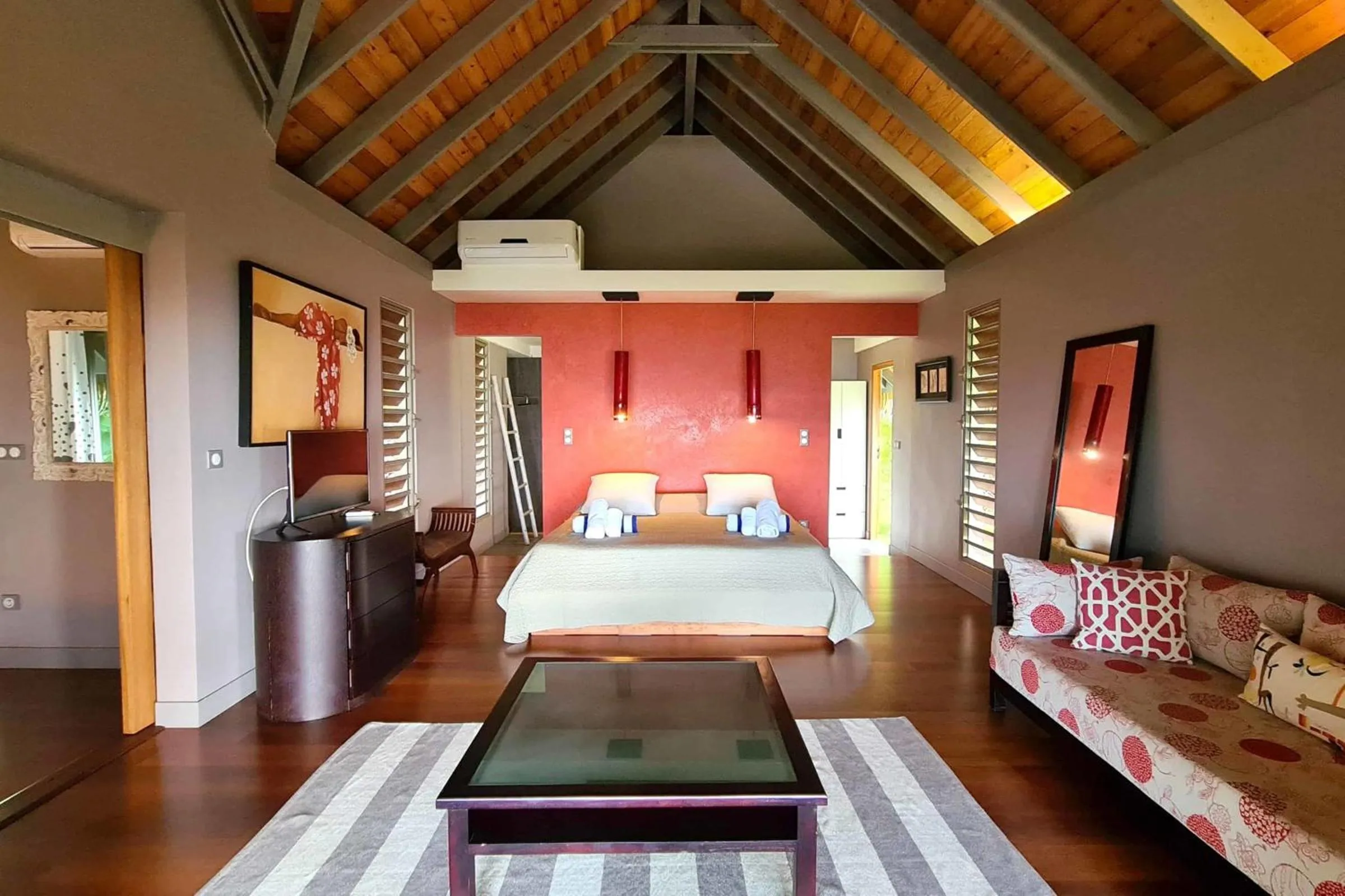 Bed in Villa Meheana