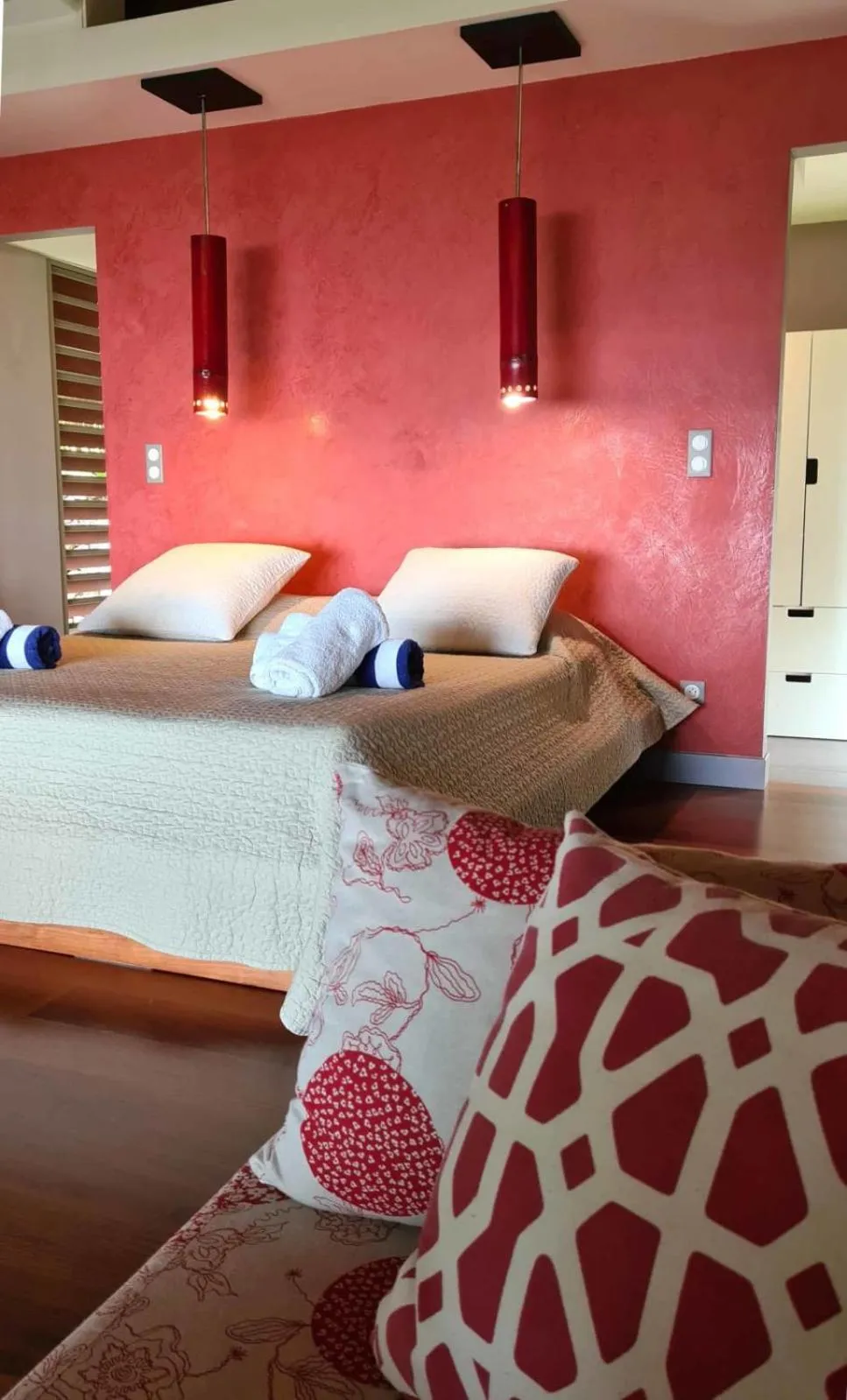 Bed in Villa Meheana