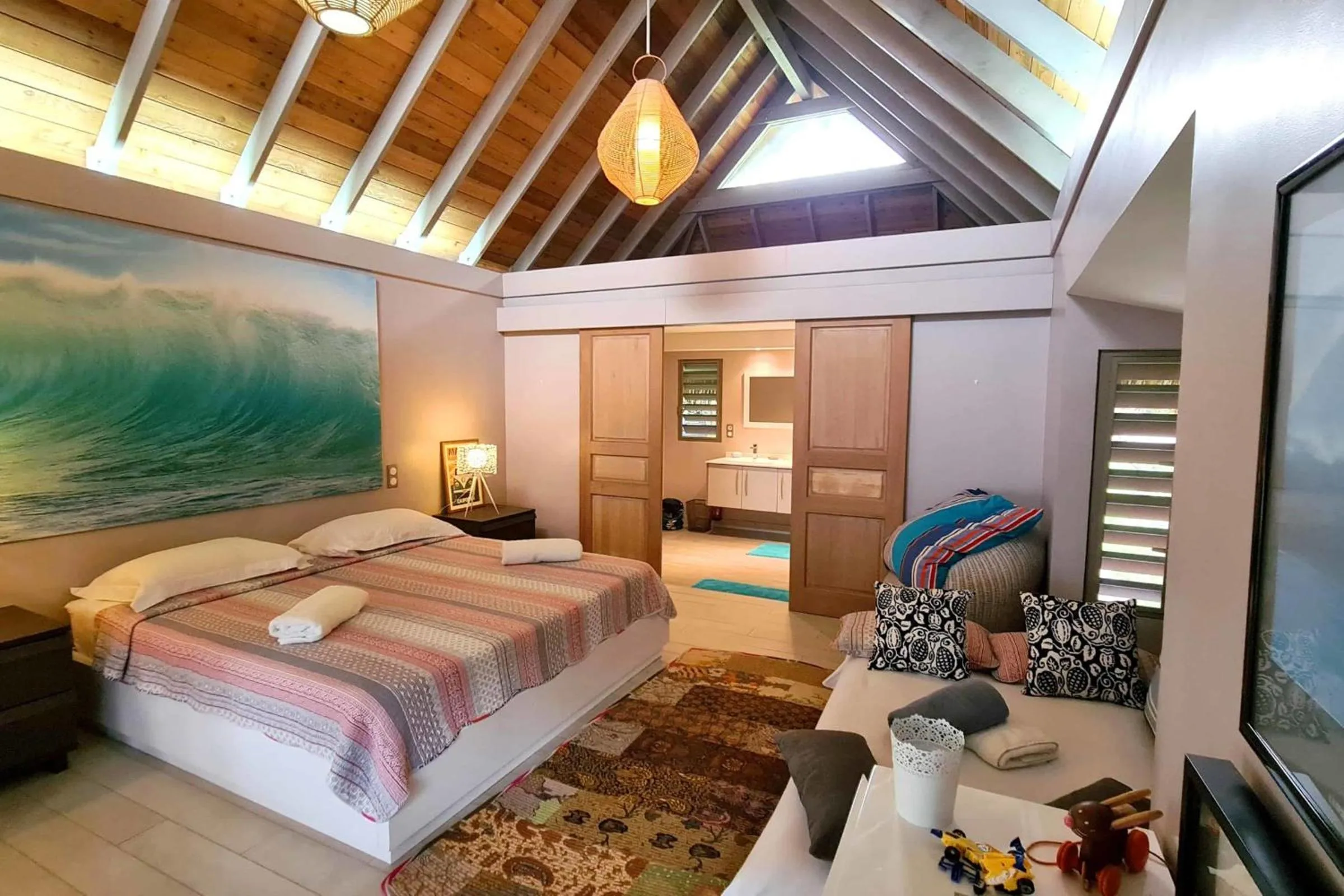 Bed in Villa Meheana