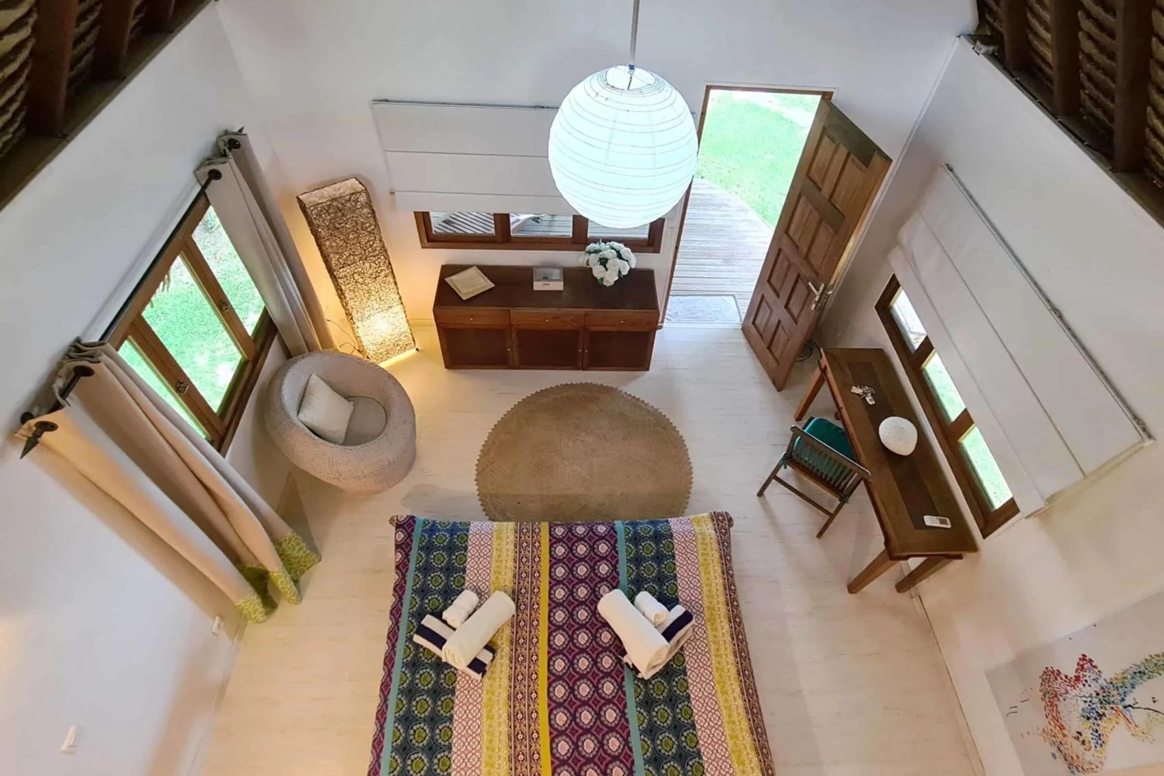 Bed in Villa Meheana