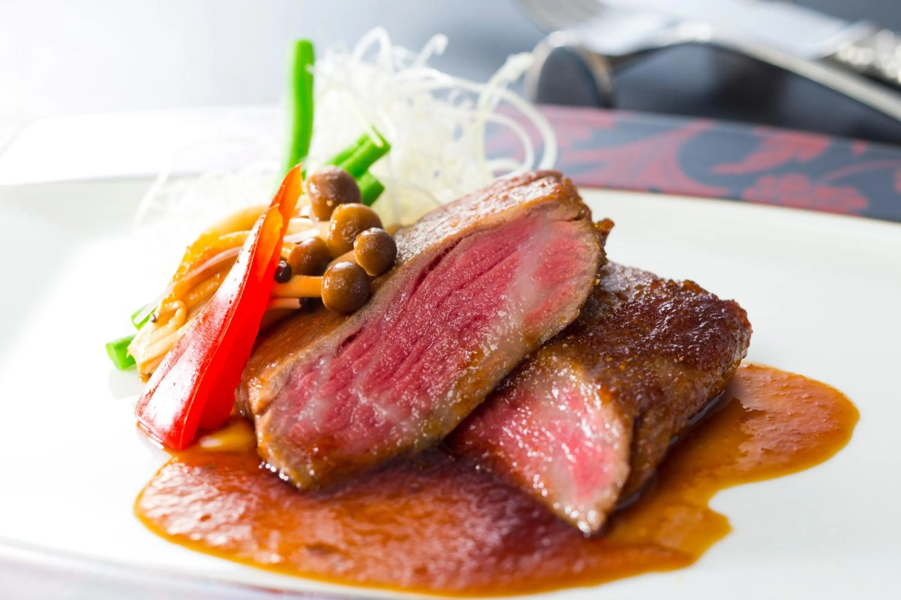 Food close-up in Hotel Tokinoza
