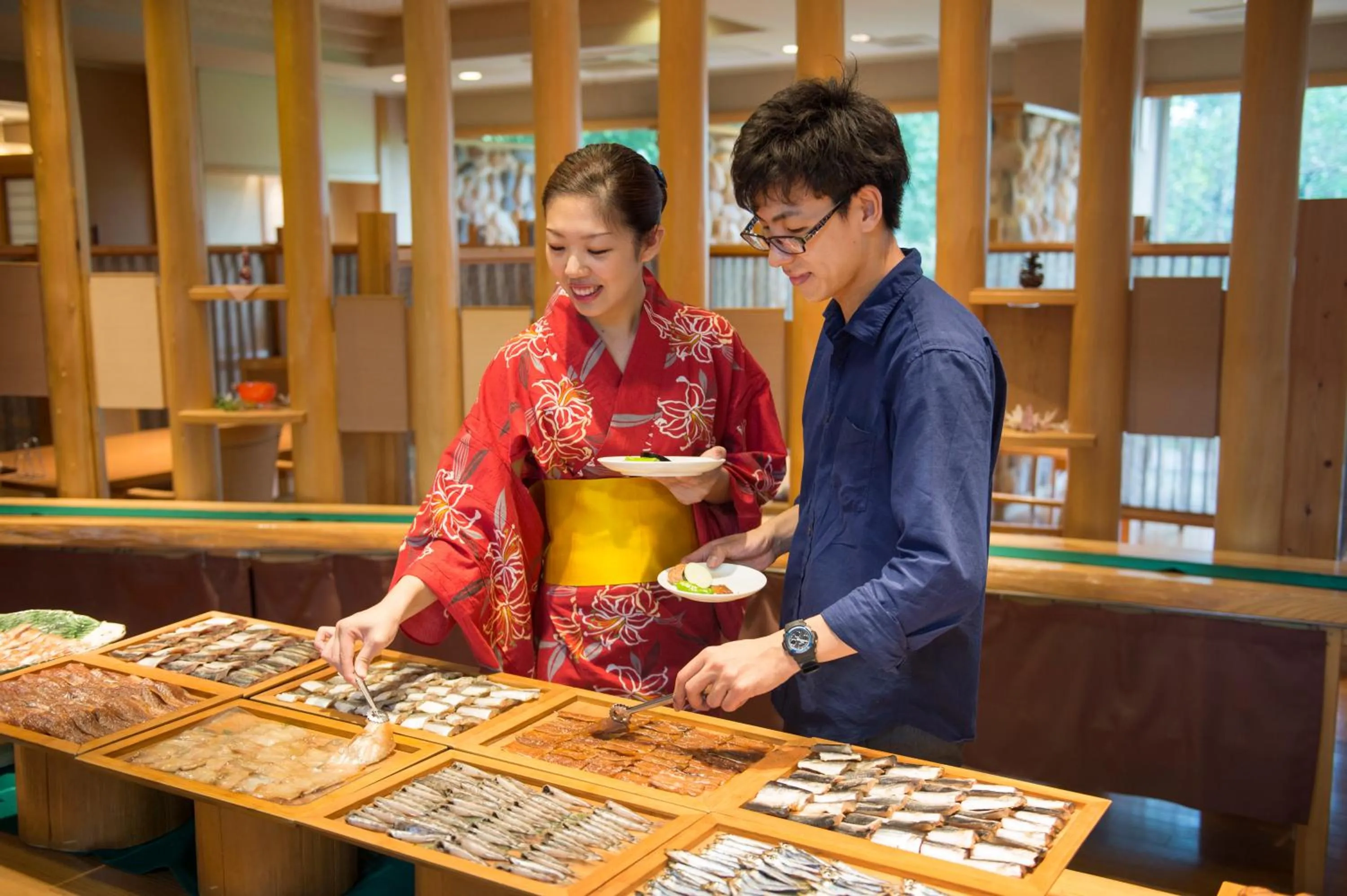 Buffet breakfast in Hotel Tokinoza