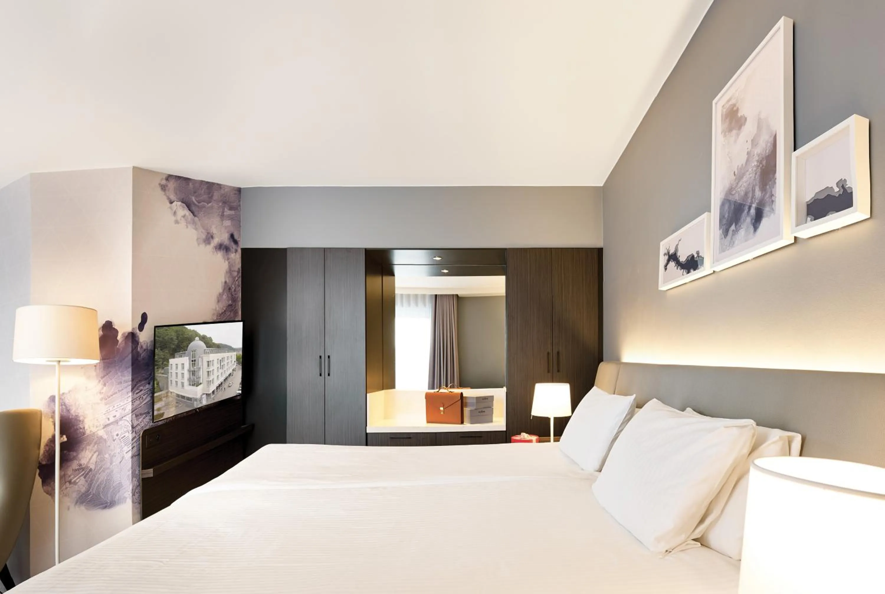 Bed in Van der Valk Hotel Spa