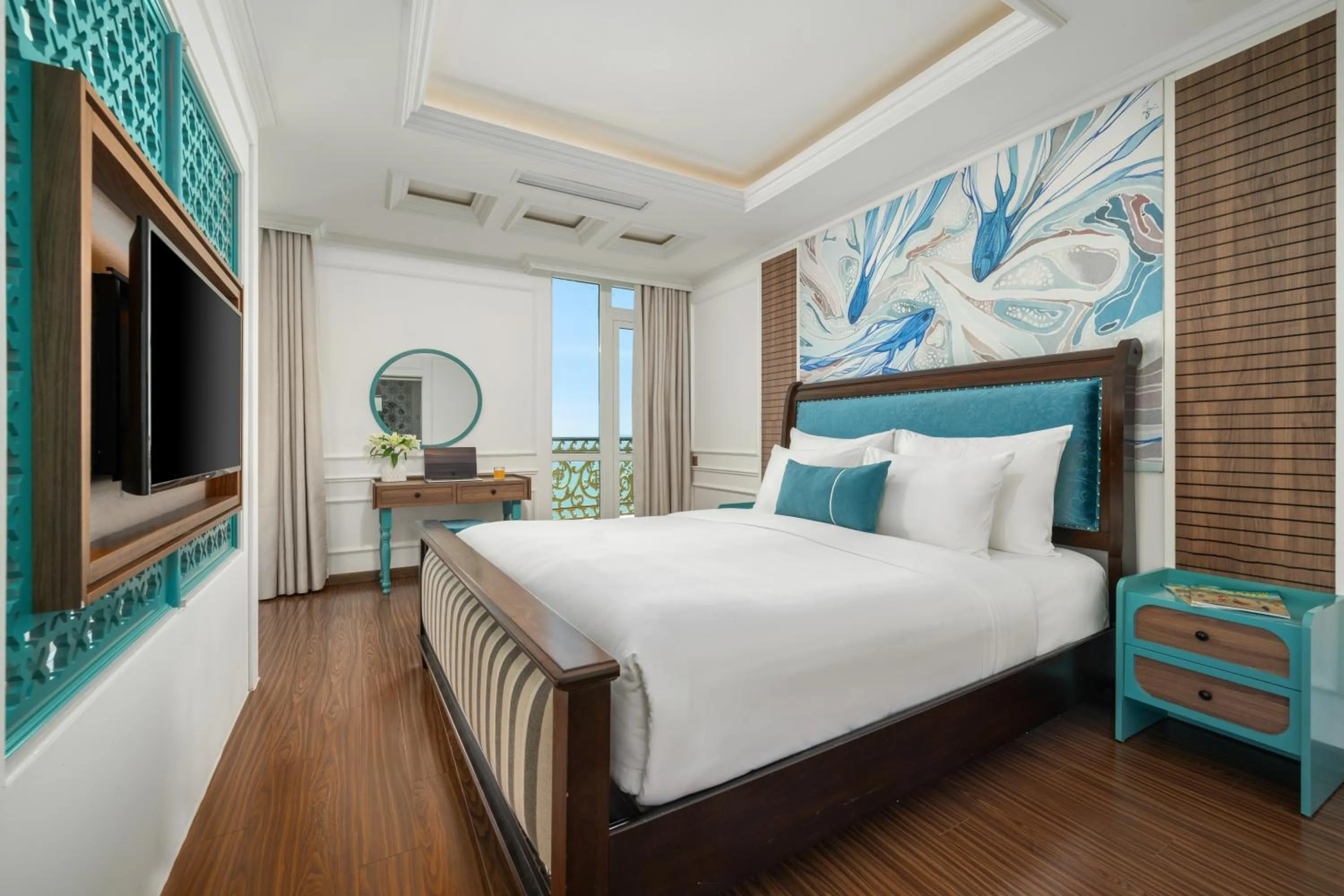 Bed in Paracel Beach Hotel