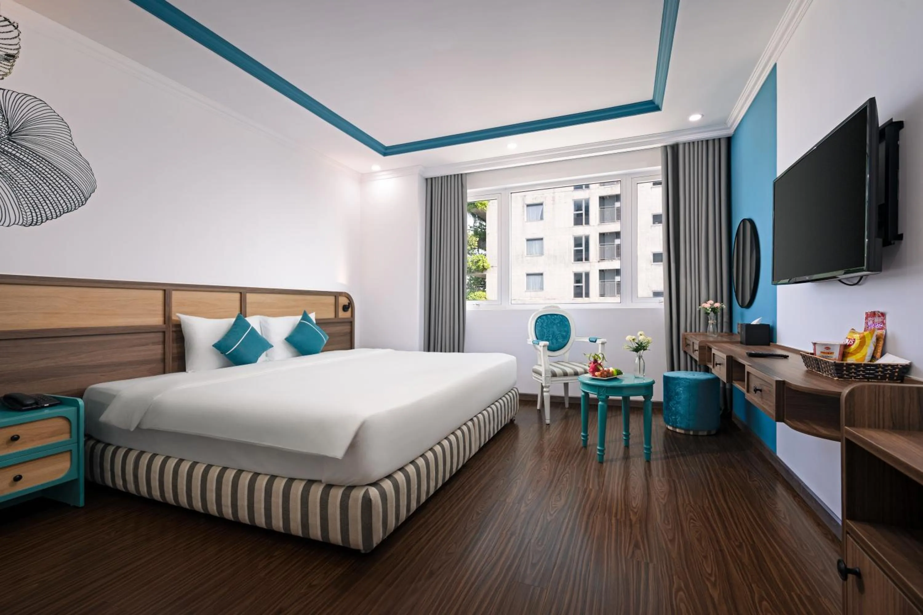 Bed in Paracel Beach Hotel