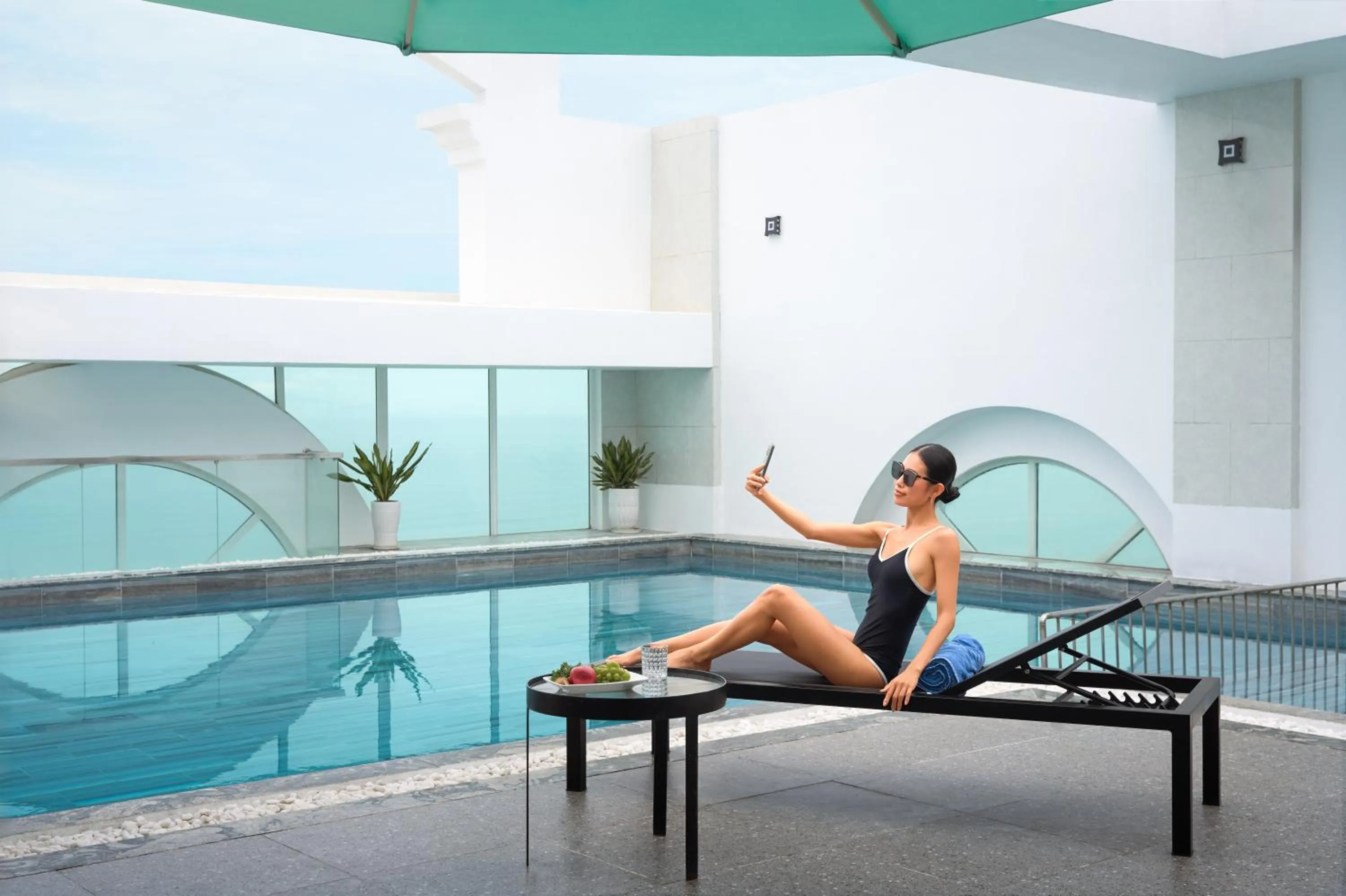 Pool view in Paracel Beach Hotel