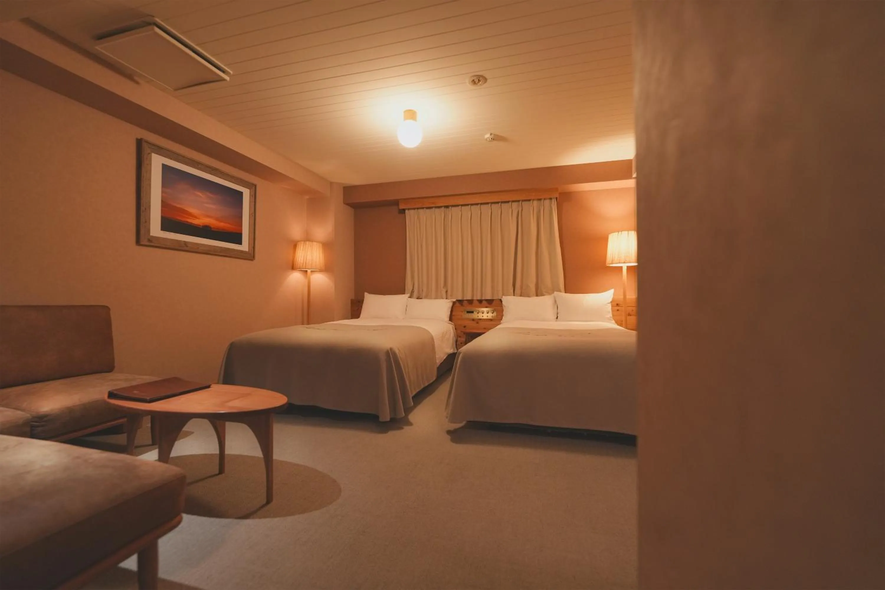 Photo of the whole room, Bed in UNWIND HOTEL & BAR Sapporo