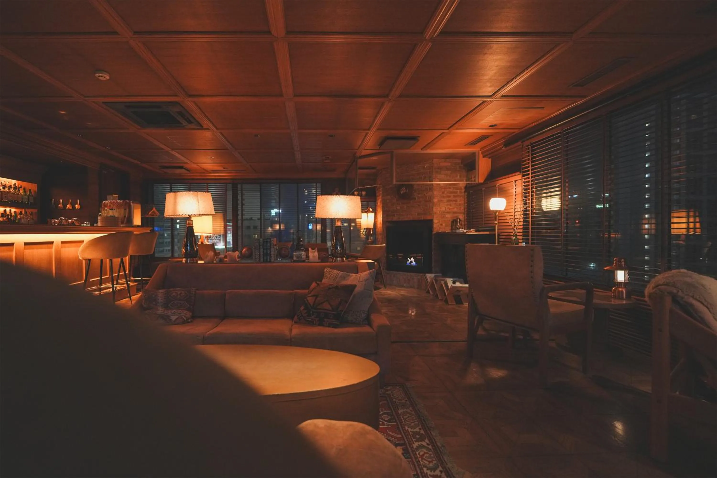 Lounge or bar in UNWIND HOTEL & BAR Sapporo